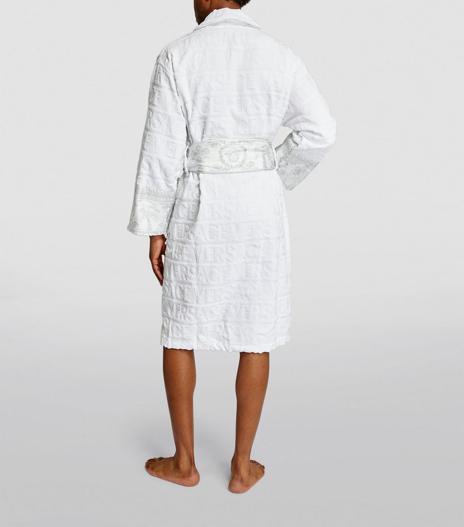 Baroque Bathrobe 5W380 WHT/WHT Image 3