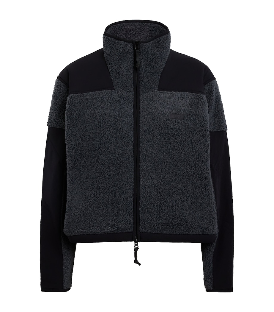 Teddy Boxy Zip-Up Jacket ASH Image 1