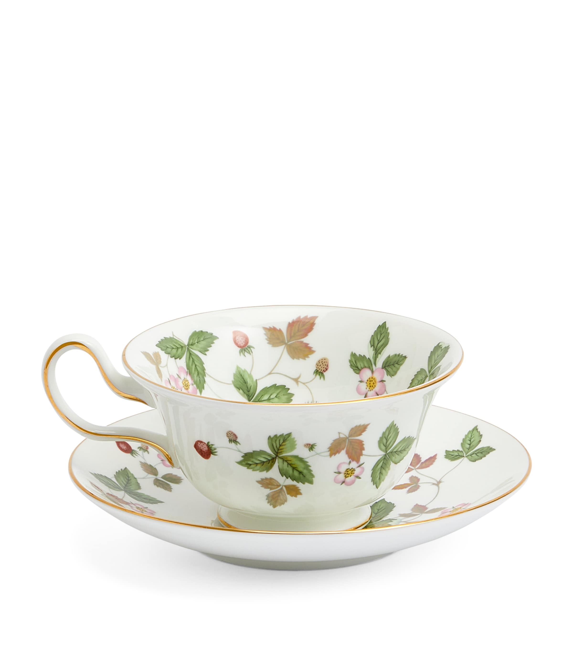 Wedgwood Wild Strawberry Teacup and Saucer | Dining | Tableware | Tea Cups & Saucers | Designers | Wedgwood