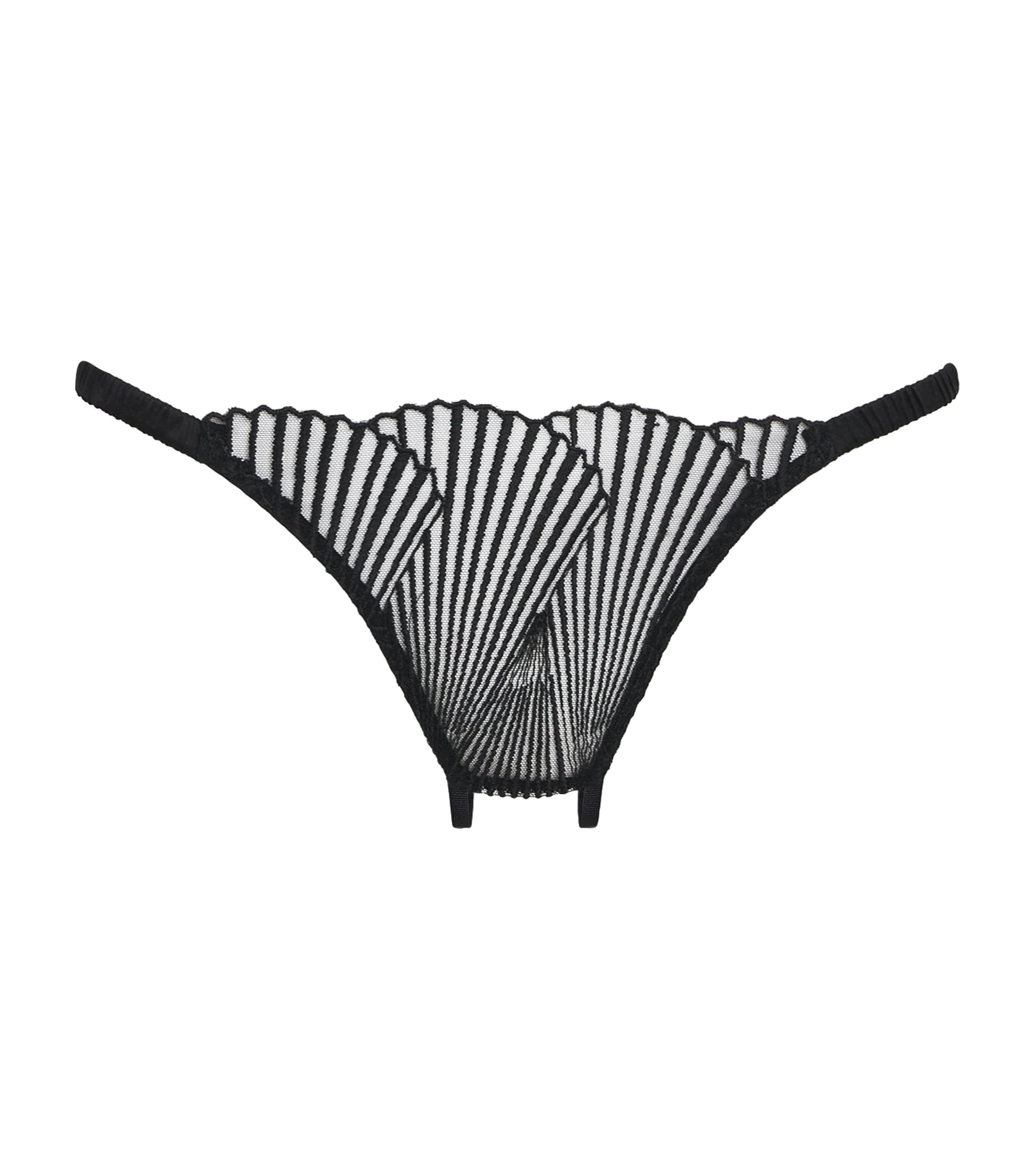 Coco De Mer Athena Open Thong In Black