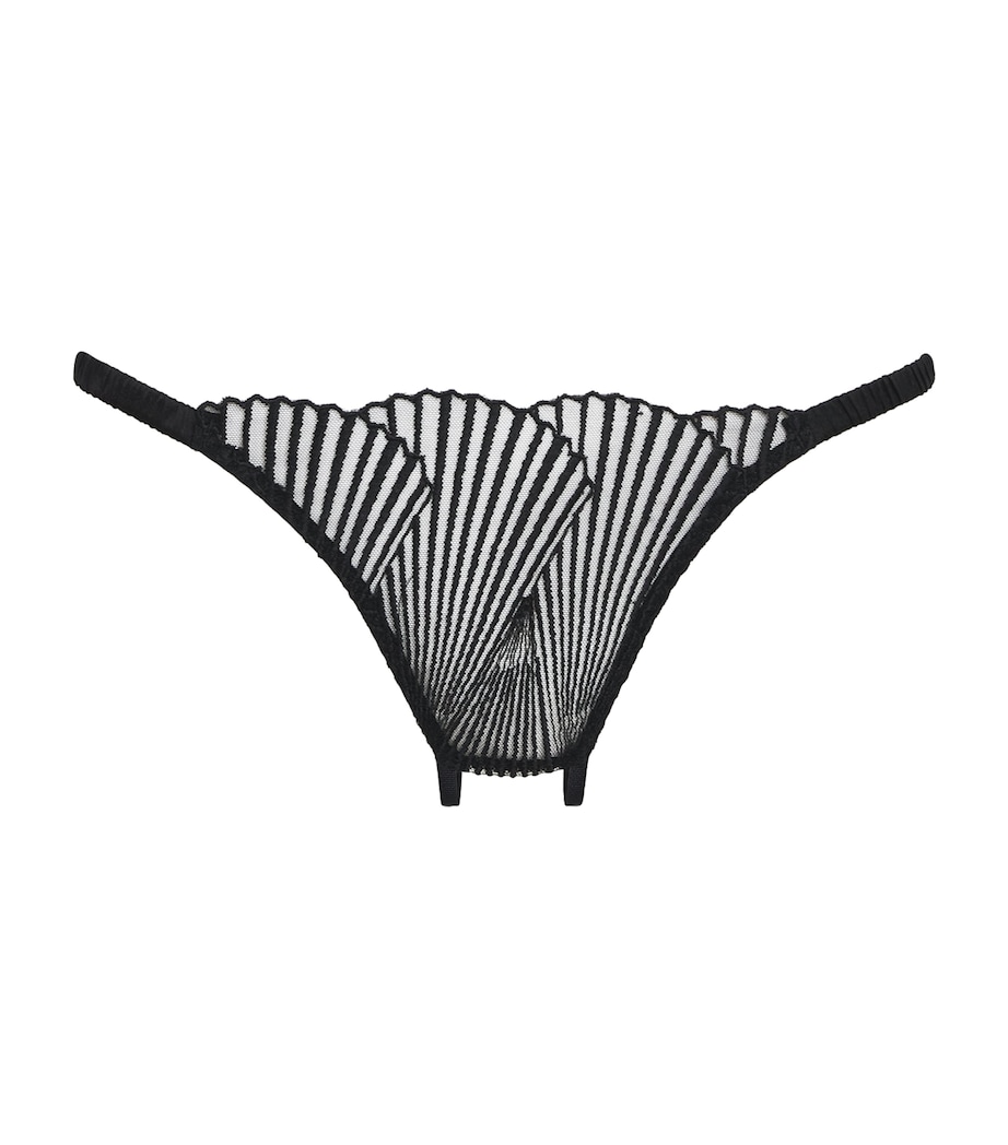 Athena Open Thong BLACK Image 1