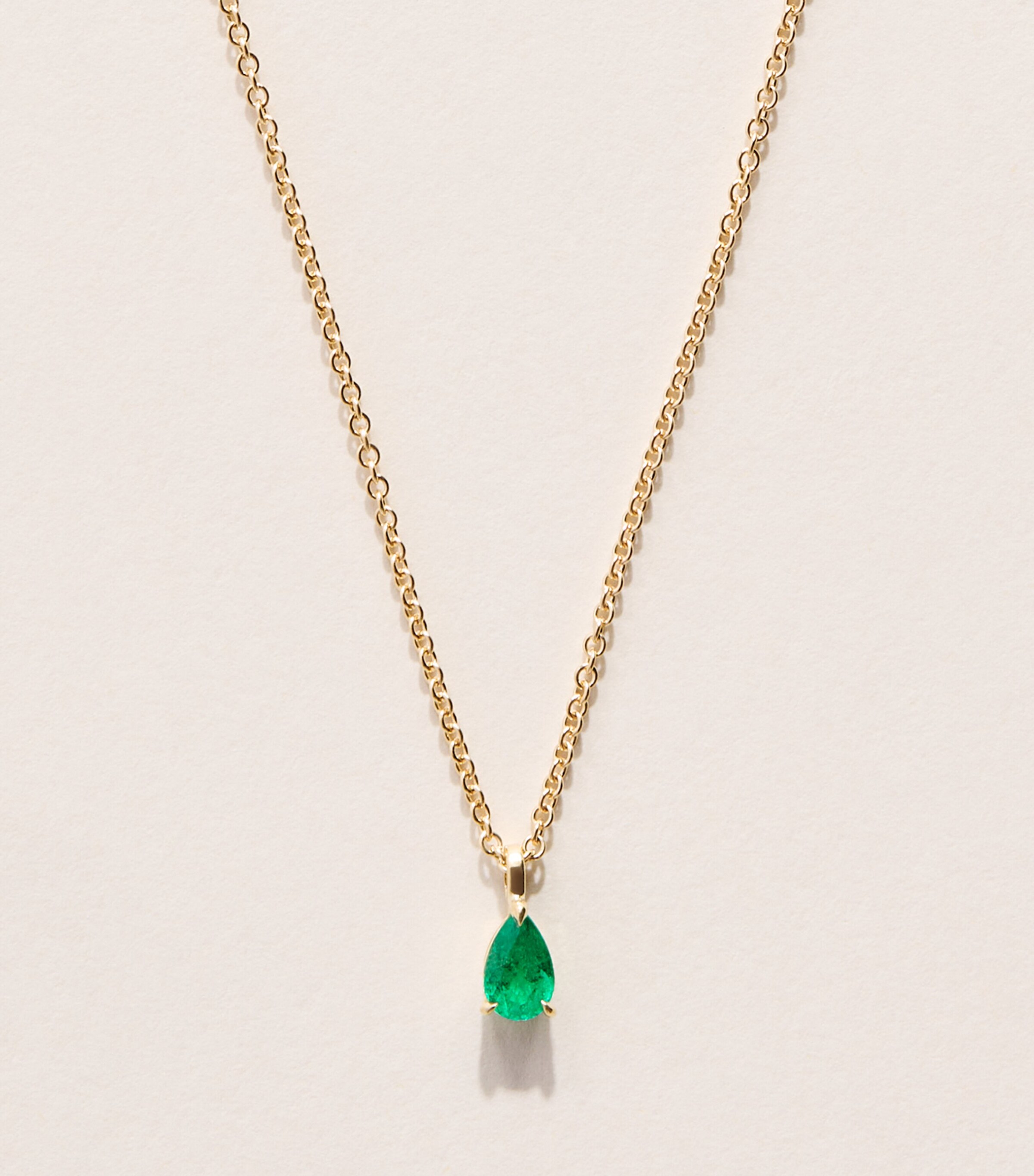 Anita Ko Yellow Gold and Emerald Pendant Necklace Yellow Gold Image 1