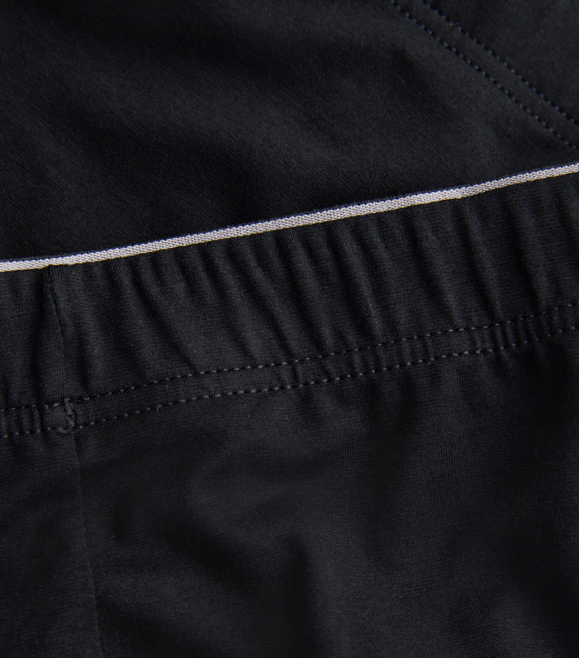Cotton Superior Trunks BLACK Image 5