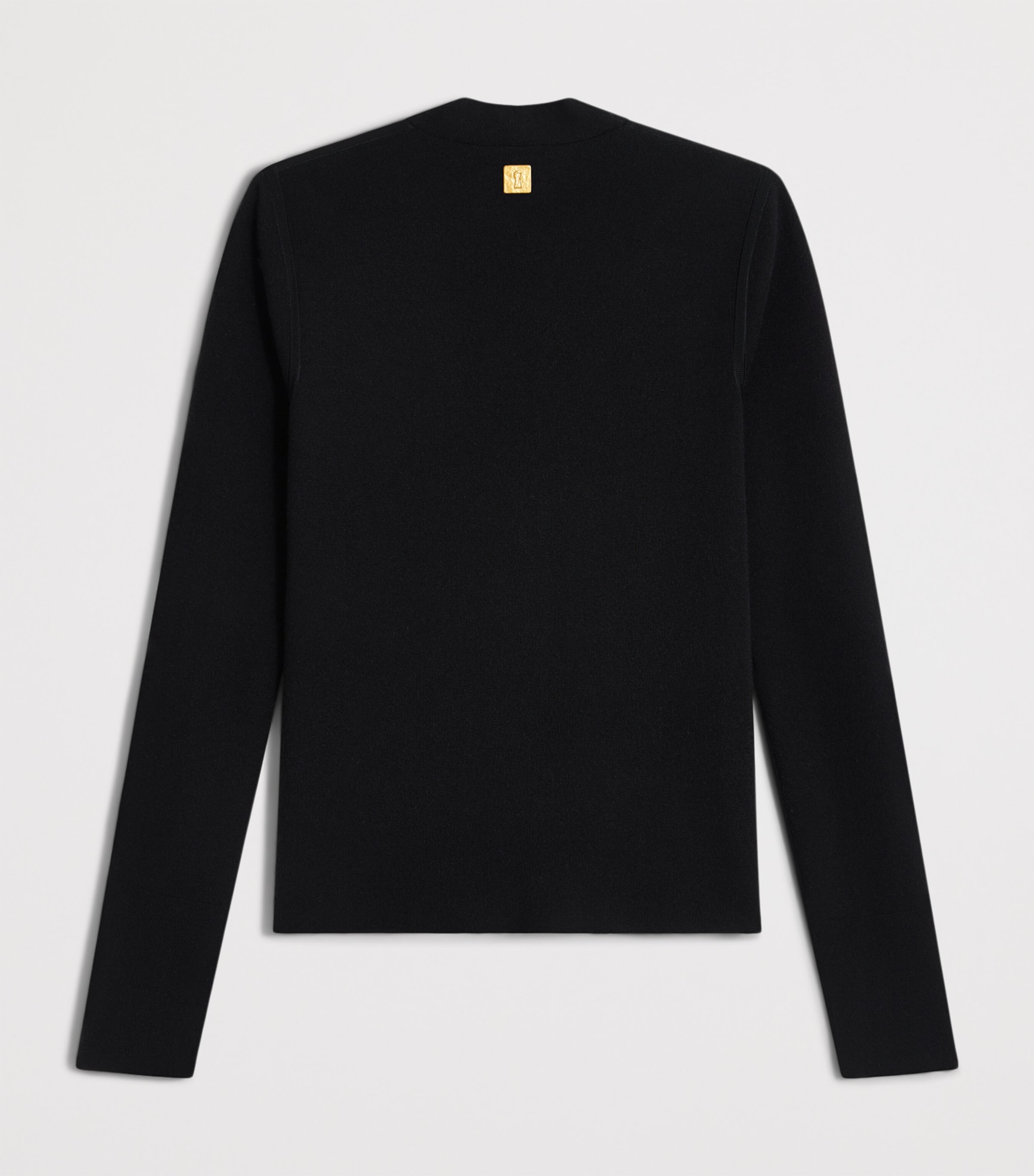 Wool-Blend Anatomy Cardigan 999BLACK Image 4