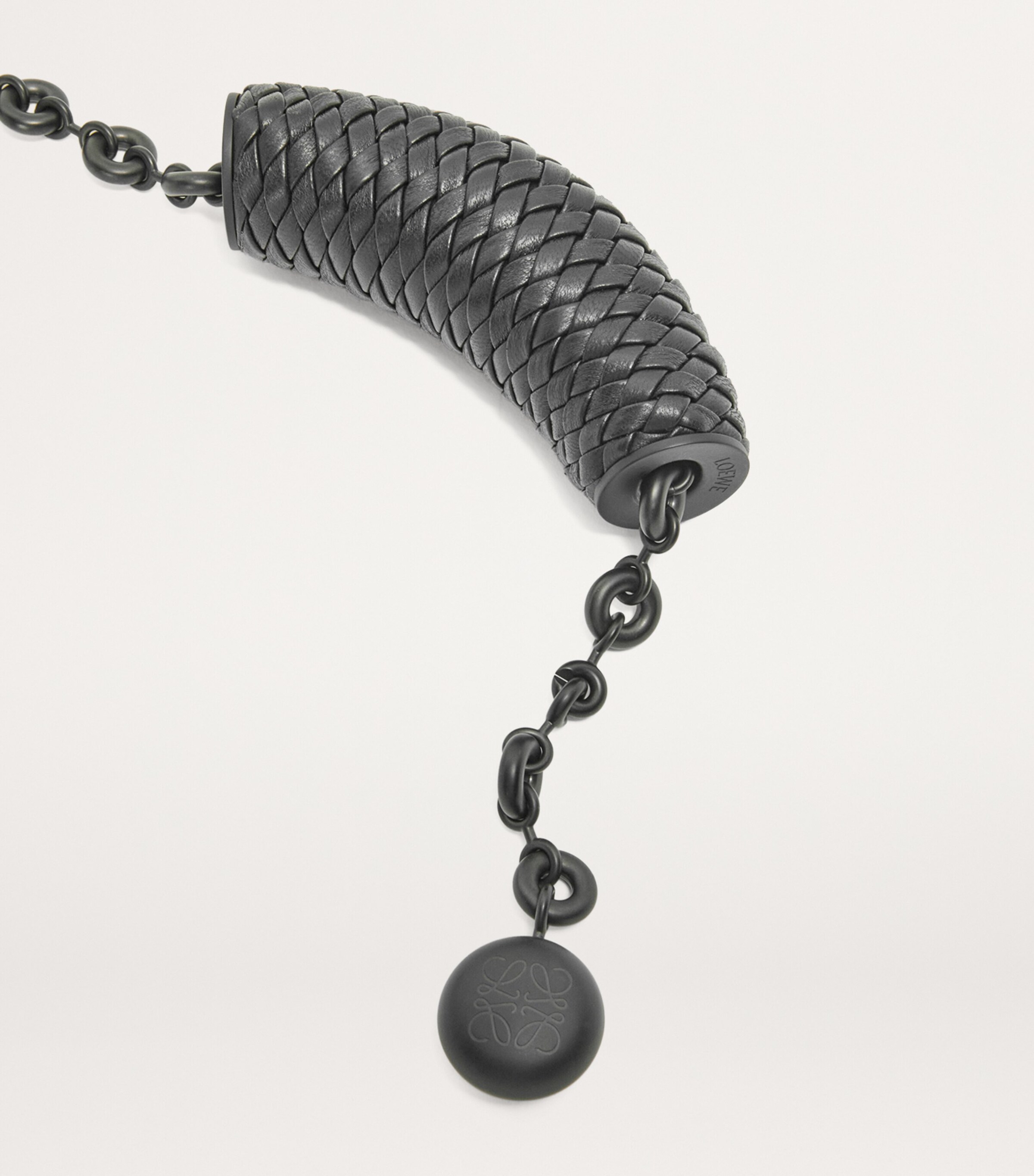 Small Leather Squeeze Top-Handle Bag BLACK Image 7