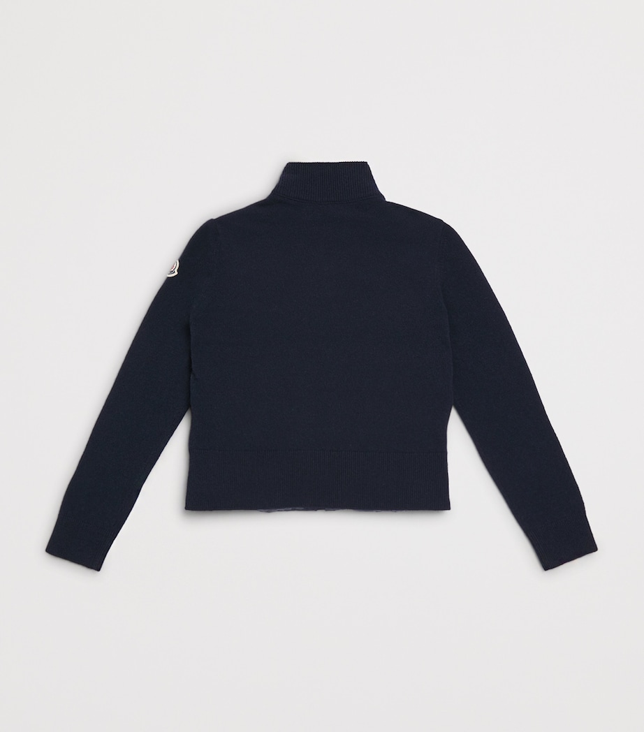 Down-Filled Virgin Wool Cardigan 745 Image 2