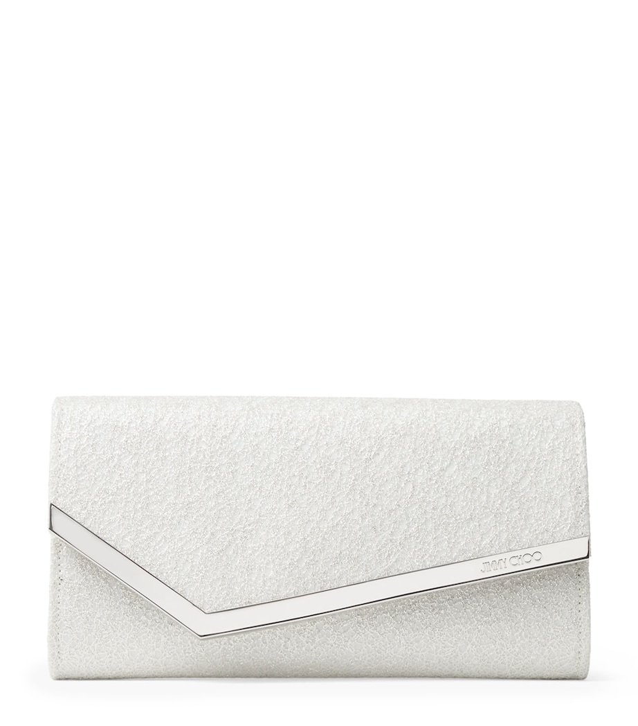 Jimmy Choo Emmie Clutch Bag Ivory/silver Image 1