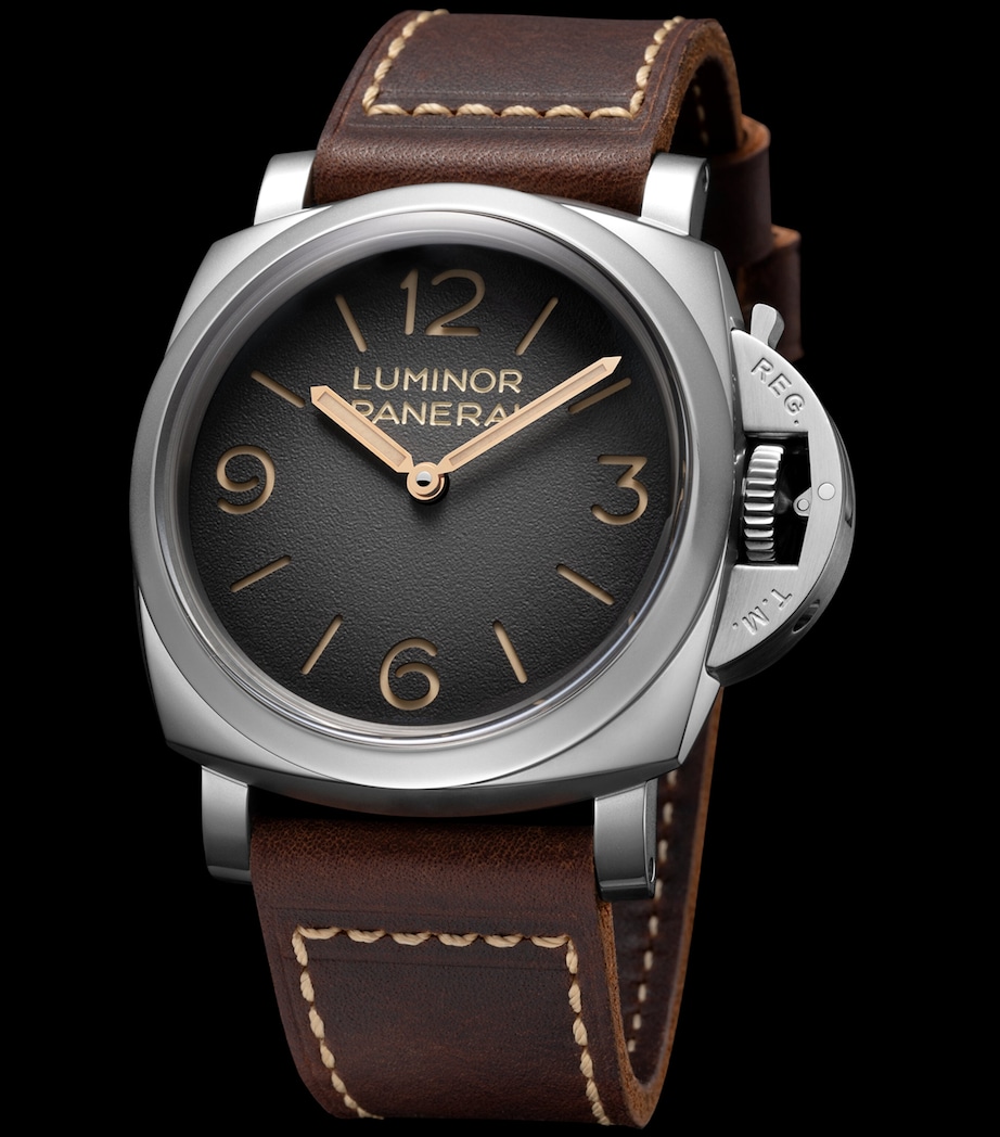 Stainless Steel Luminor Tre Giorni Watch 47mm GREY Image 3
