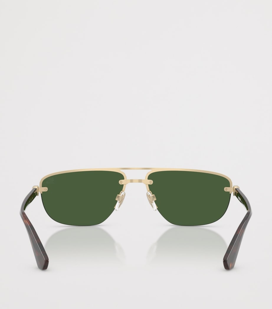 Burberry Metal Irregular Sunglasses Image 4