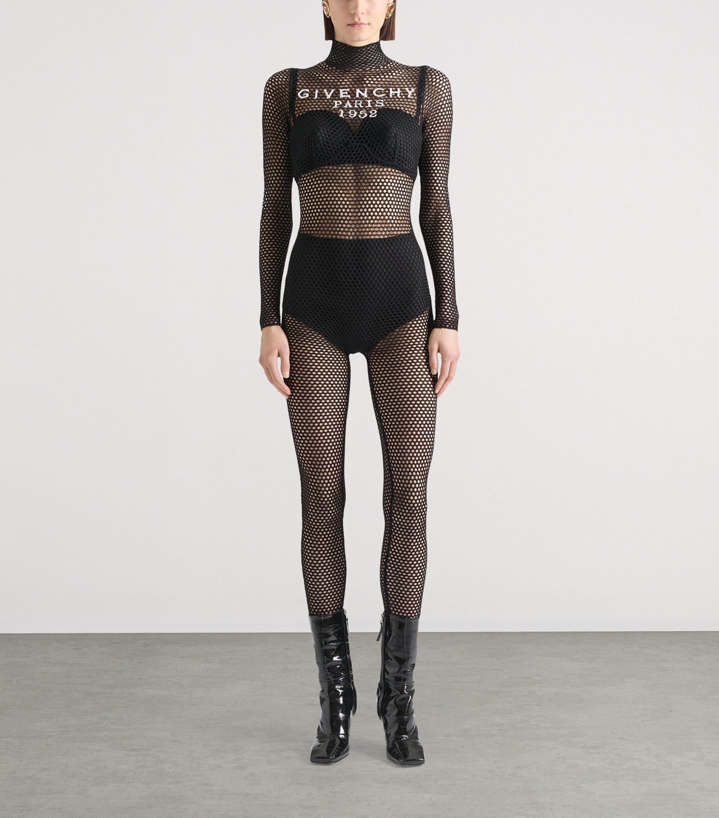 Silk-Blend Bra Top BLACK Image 2