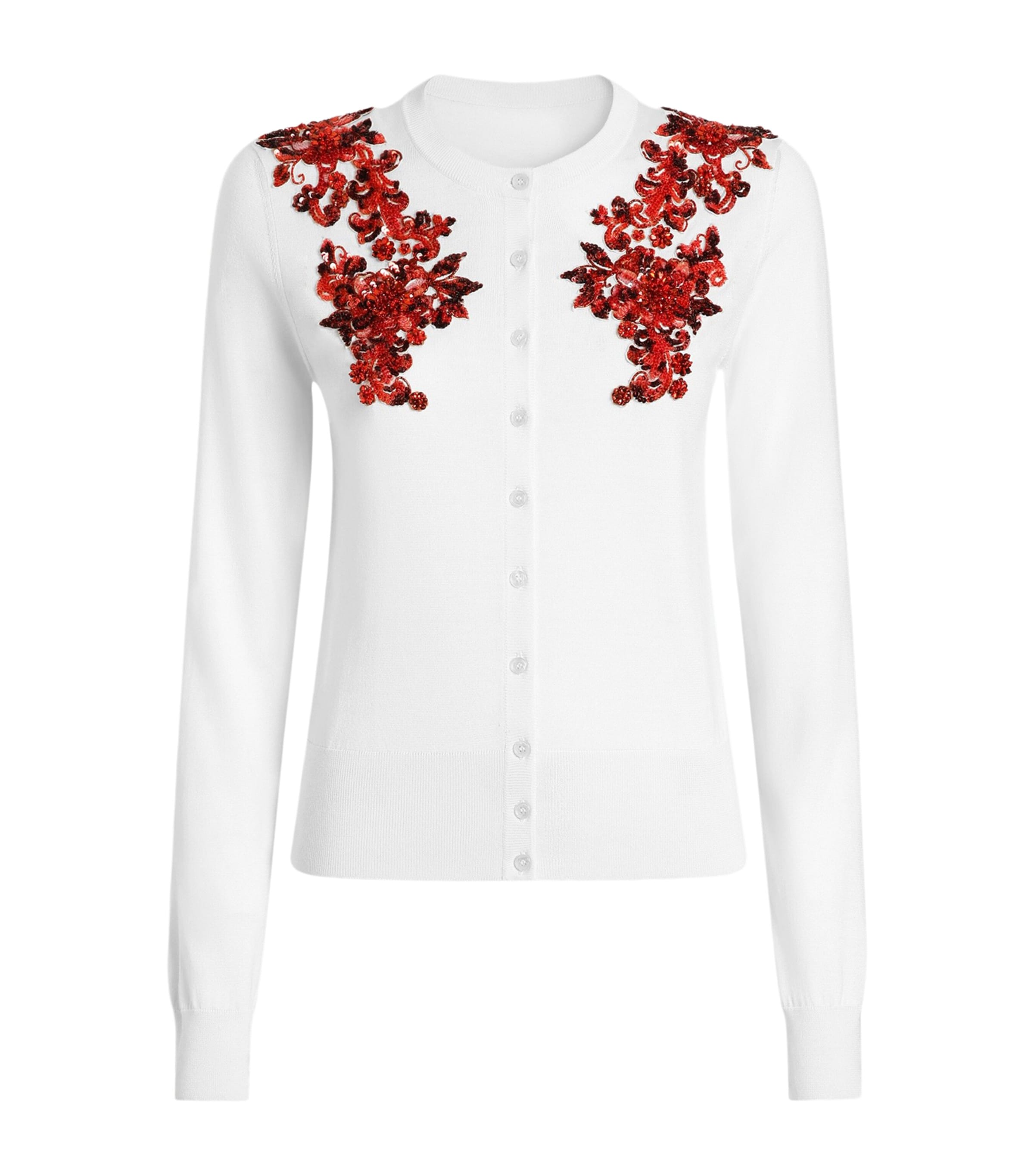 Dolce&Gabbana Multi Silk Embroidered Cardigan | Harrods US