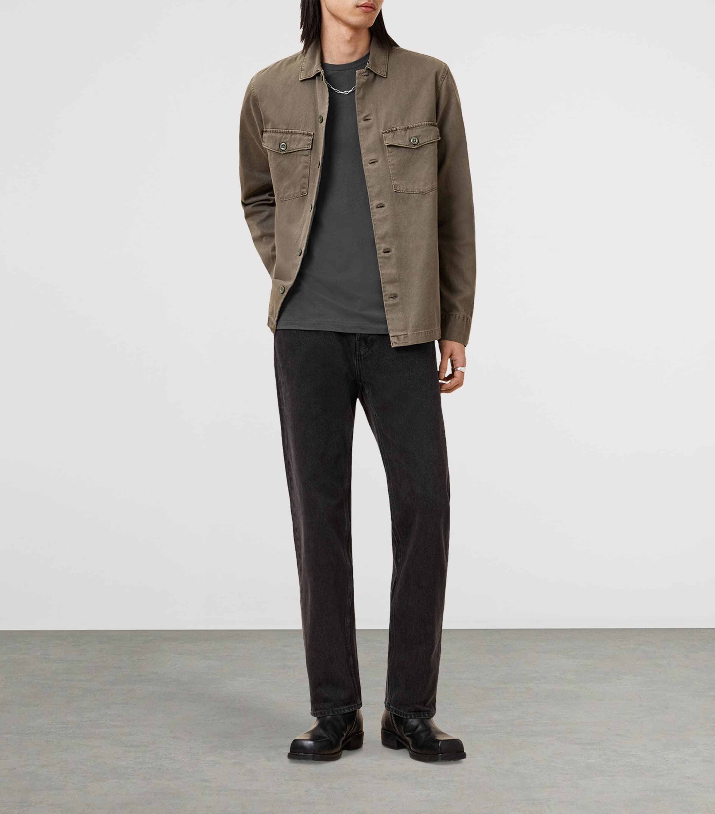 Organic Cotton Tonic T-Shirt CARTER GREY Image 3