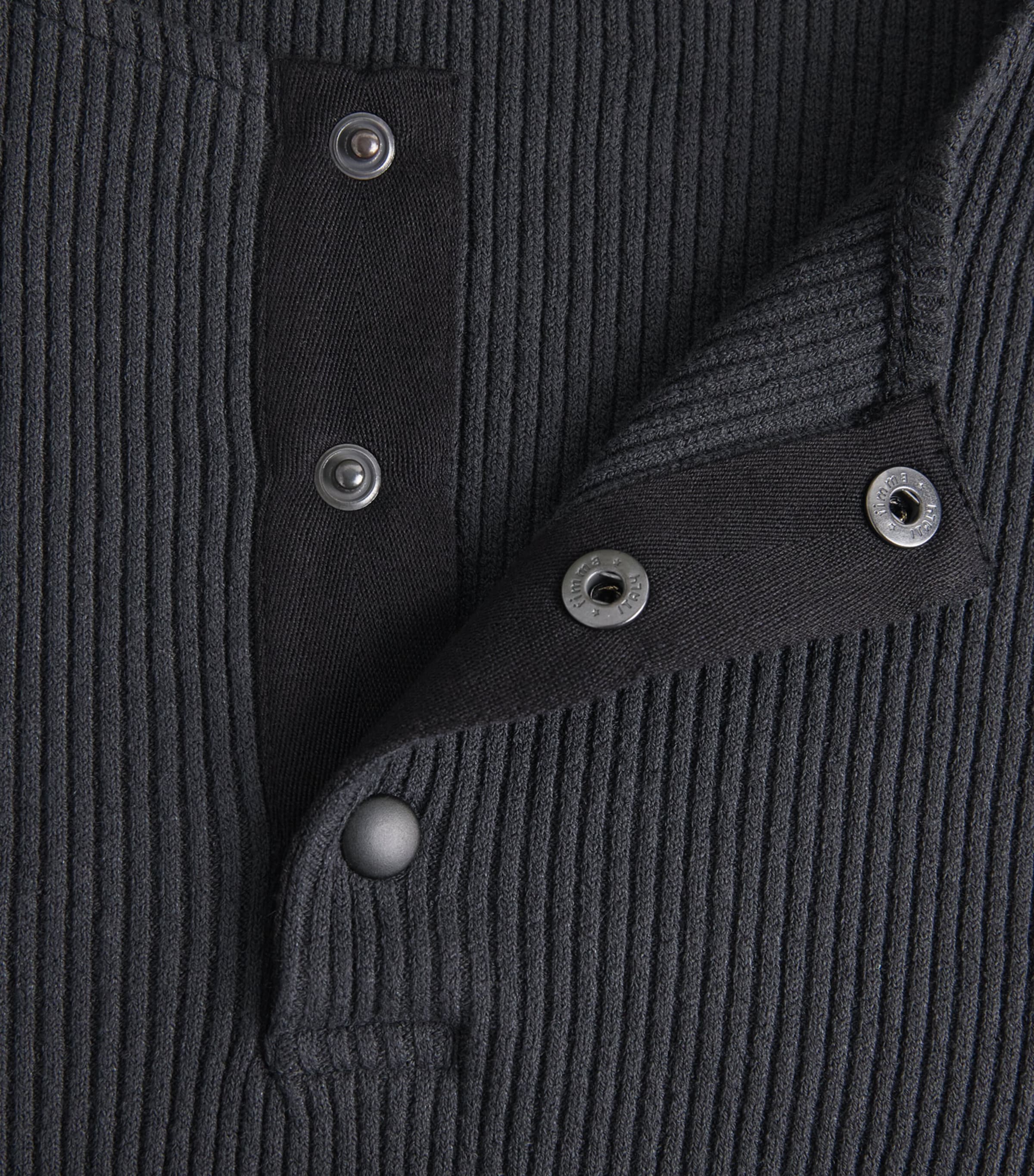 Our Legacy Mens Stretch-Cotton Sweatshirt Furnace Blk Befy Rib Image 6
