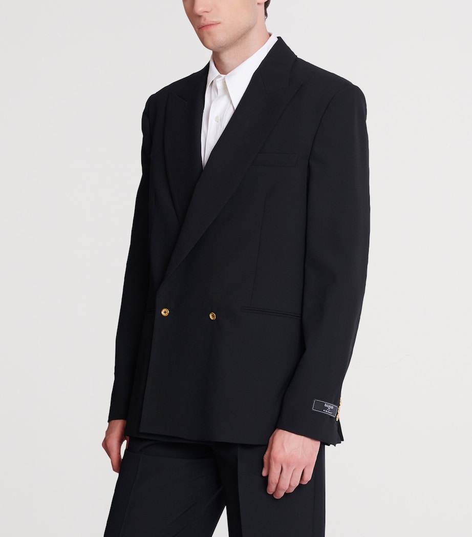 Wool 2-Button Blazer 0PA NOIR Image 5