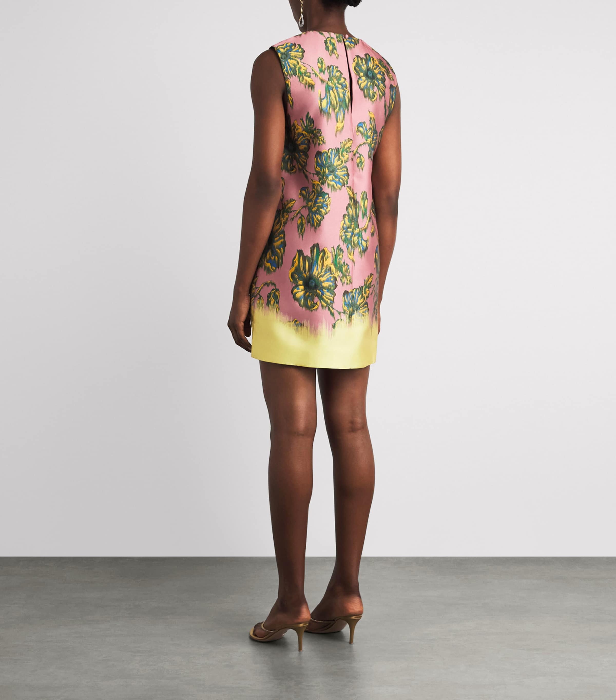 ALEMAIS Womens Floral Faye Mini Dress Image 4