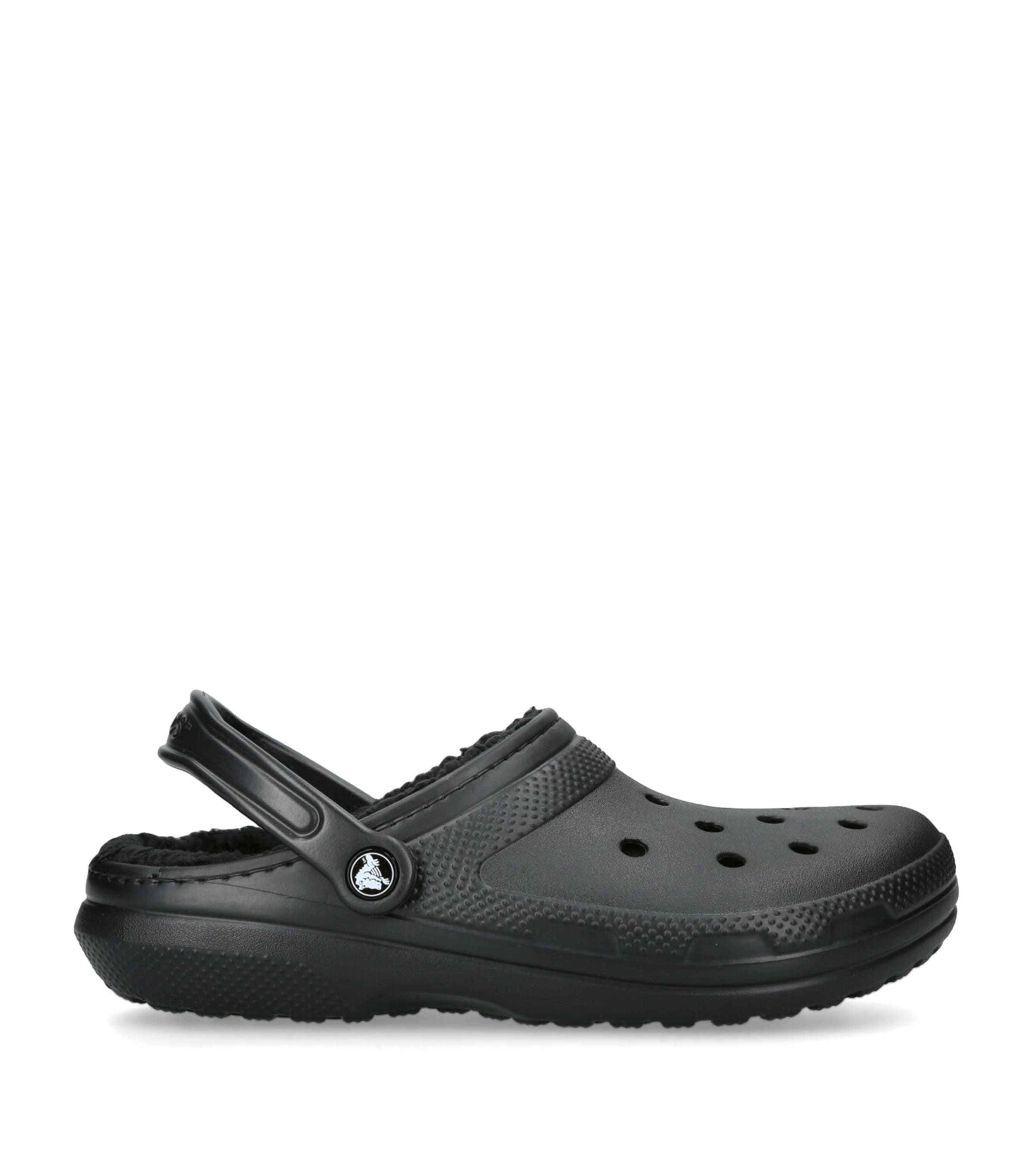 Crocs Classic Lined Clogs In Black