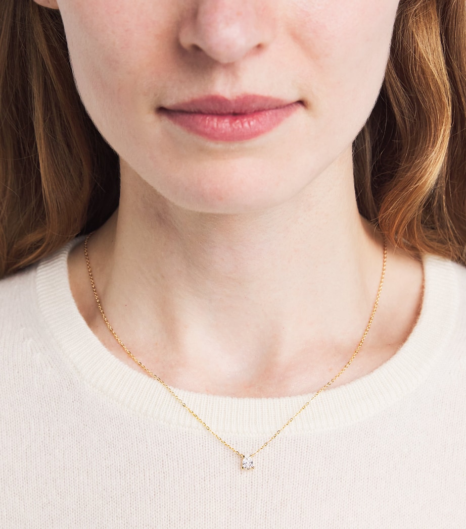 Yellow Gold and Diamond Pendant Necklace (0.50ct) YELLOW GOLD Image 2