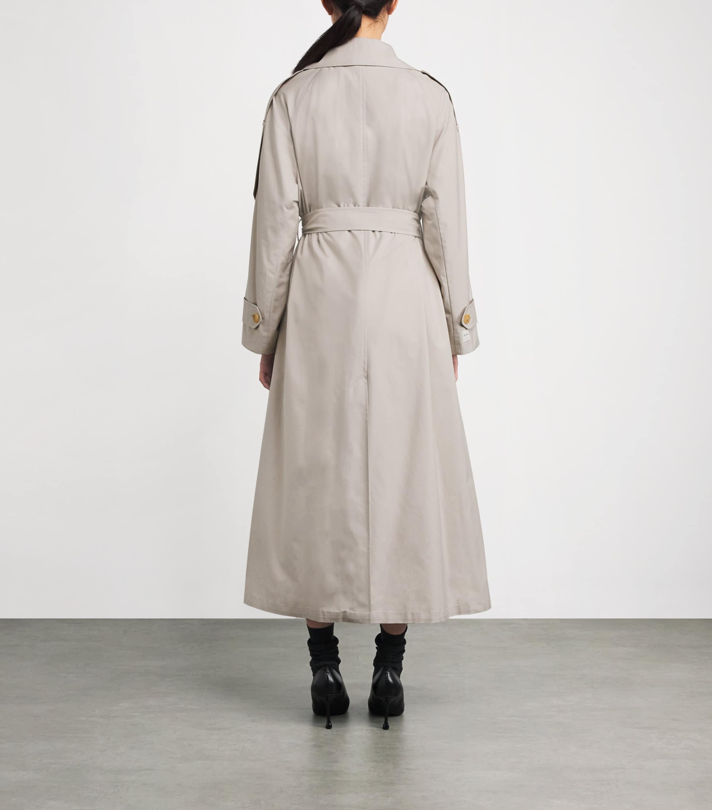 Belted Trench Coat ECRU Image 4