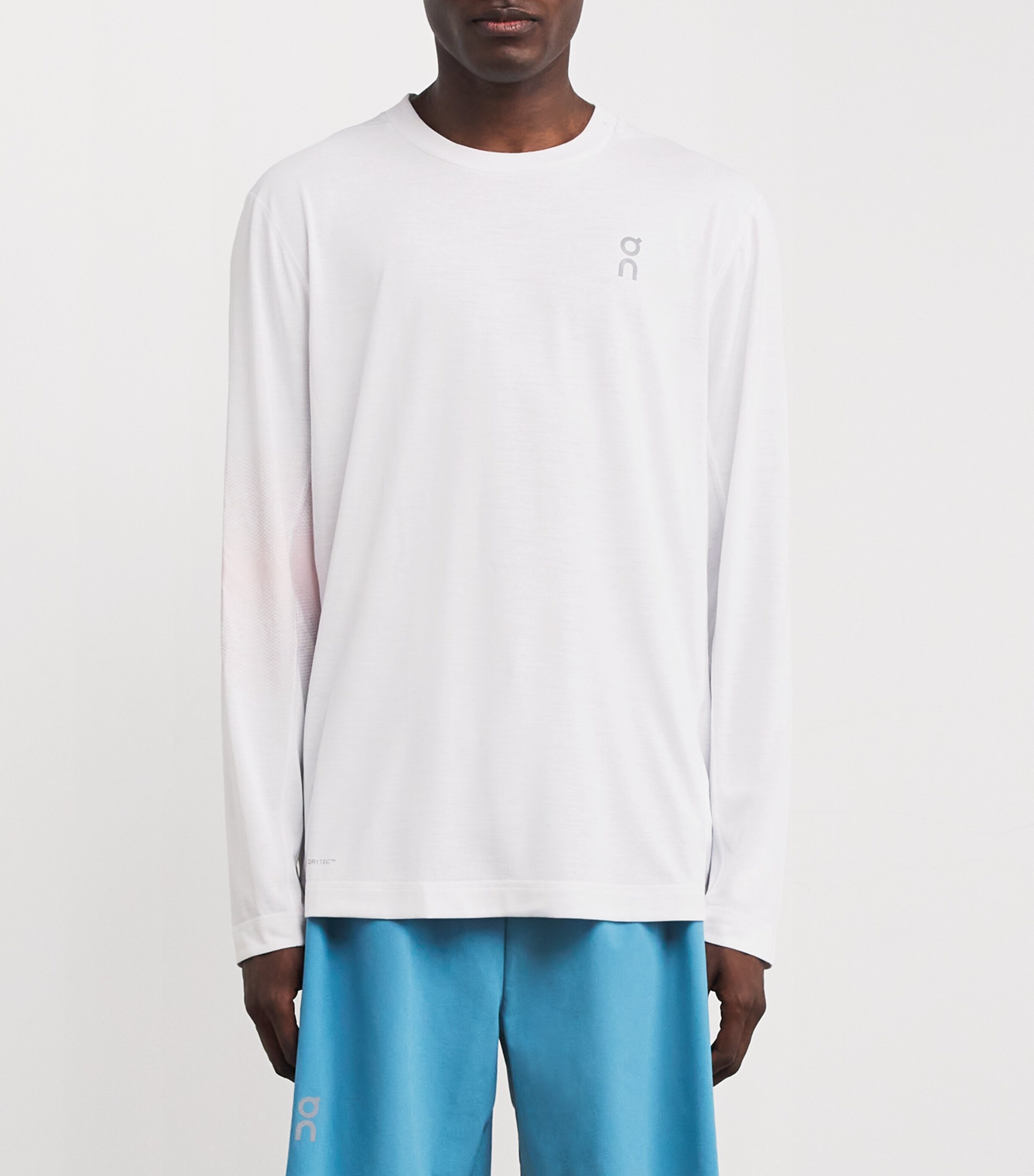 On Mens Train Long-Sleeve T-Shirt White Image 3