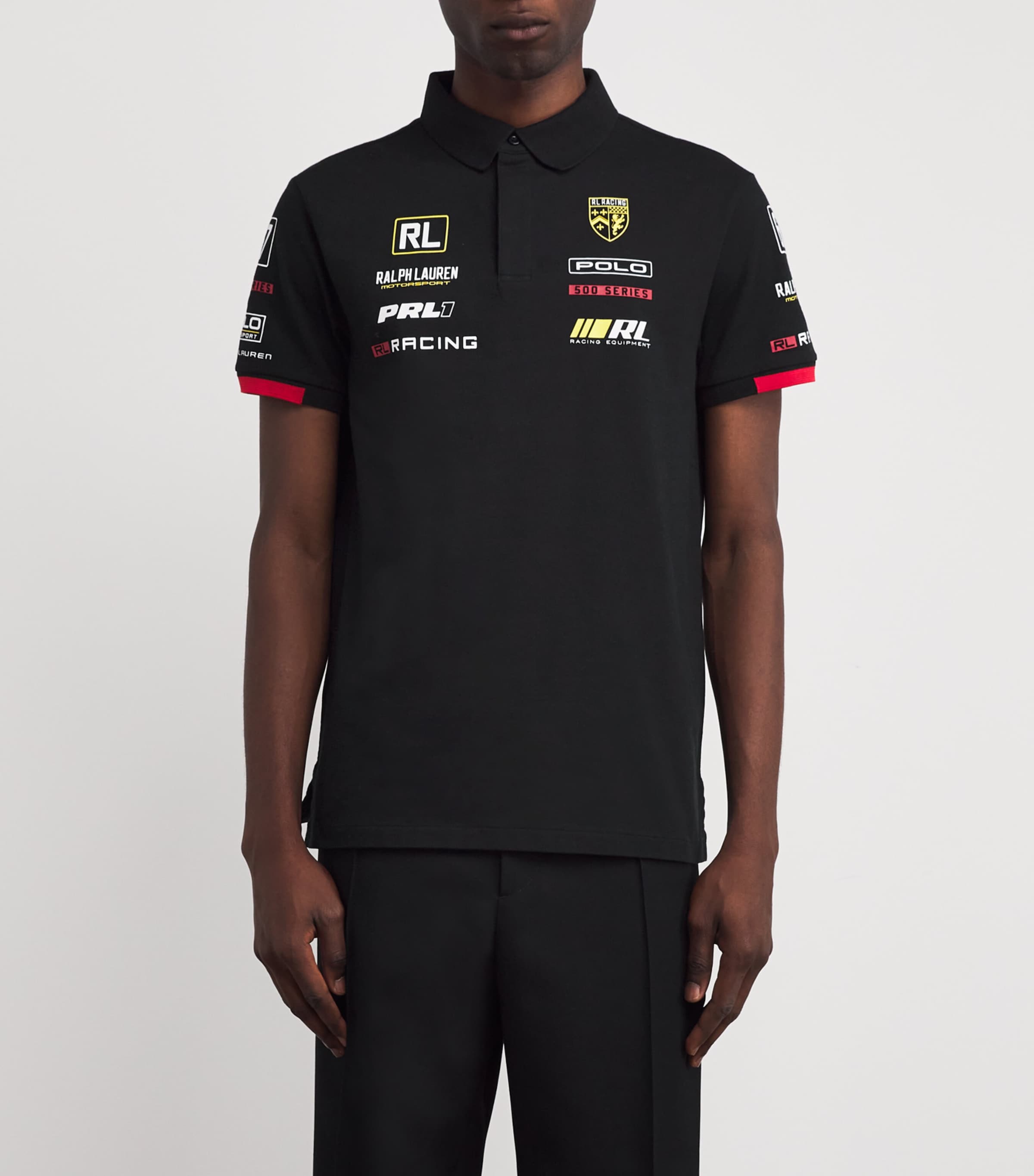美品　刺繍polo RalphLauren 希少　TEAM RACING Polo Ralph Lauren Racing Logo Polo Shirt | Harrods US