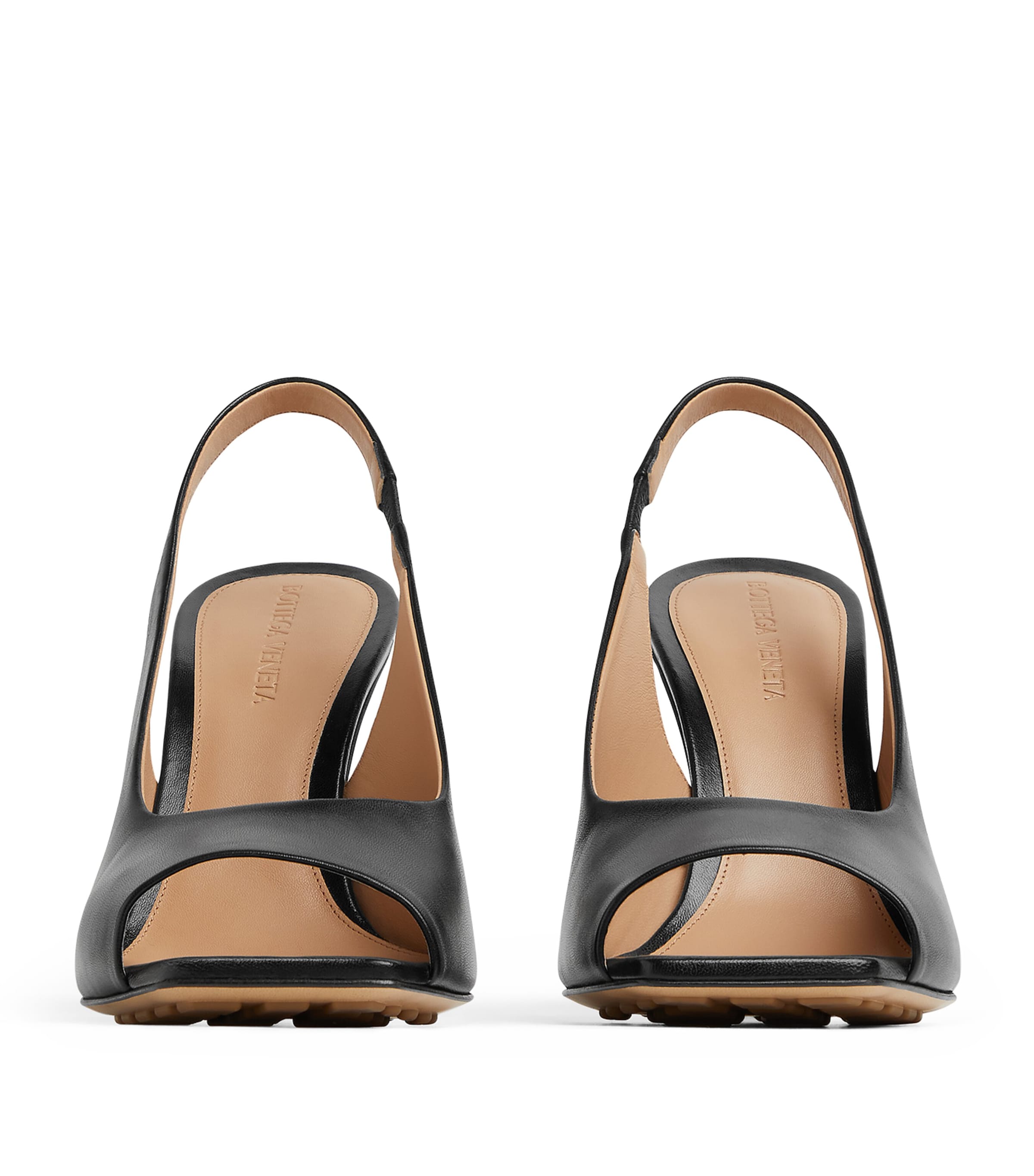 Leather Knot Slingback Heels 90 1000 Image 5