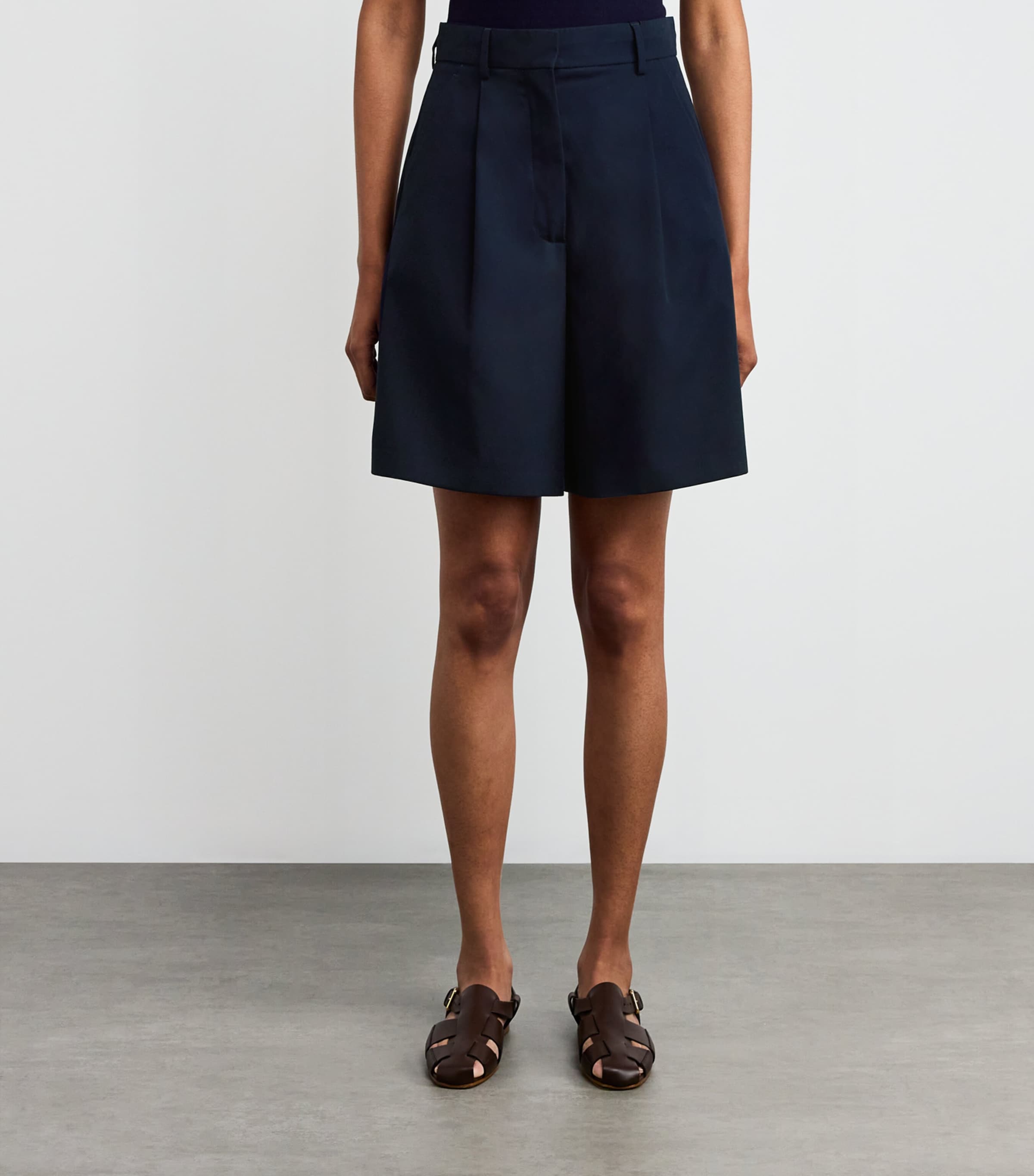 Weekend Max Mara Cotton Gabardine Bermuda Shorts | Harrods UK