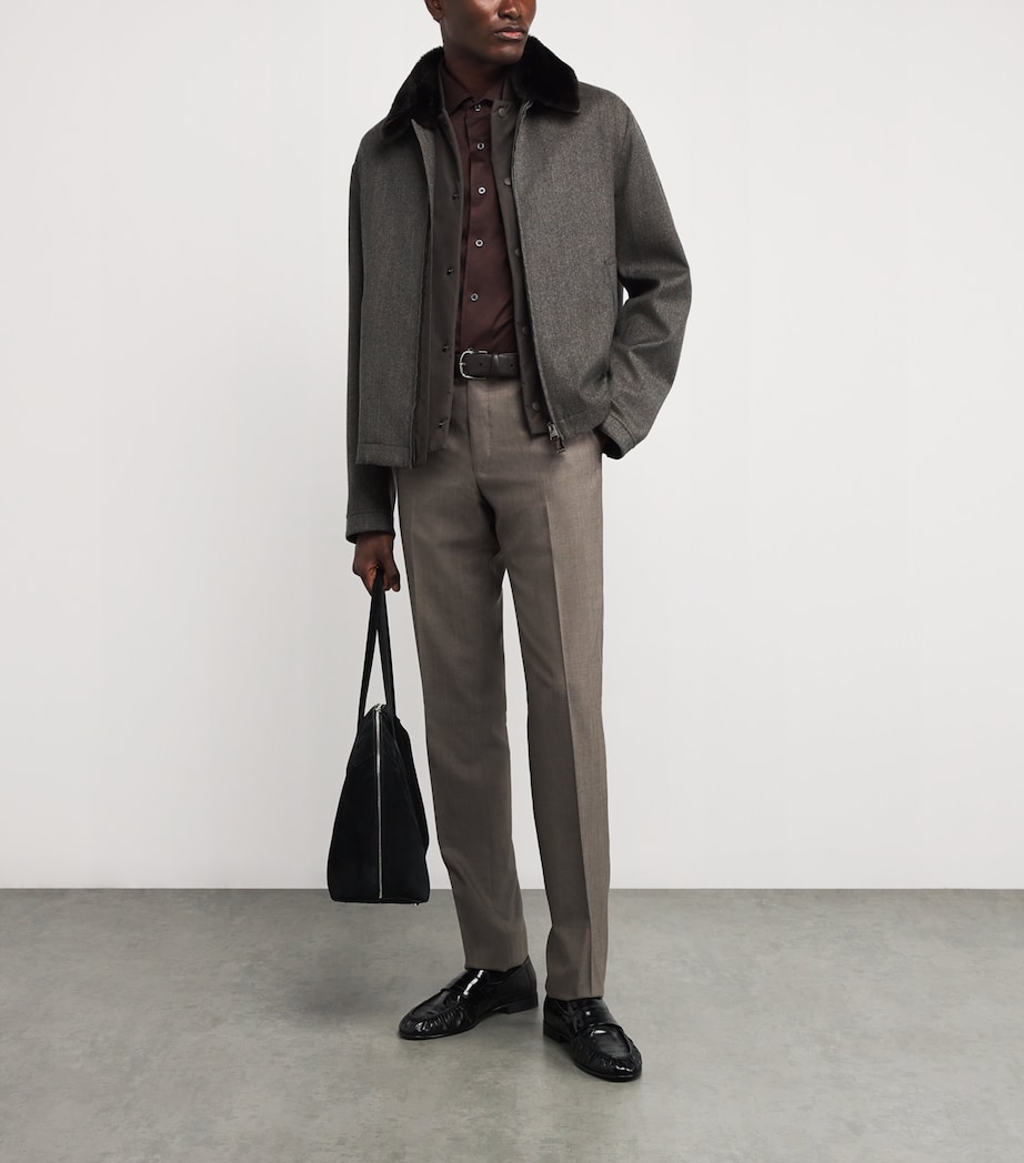 Fur-Collar Hybrid Jacket 701 Image 2