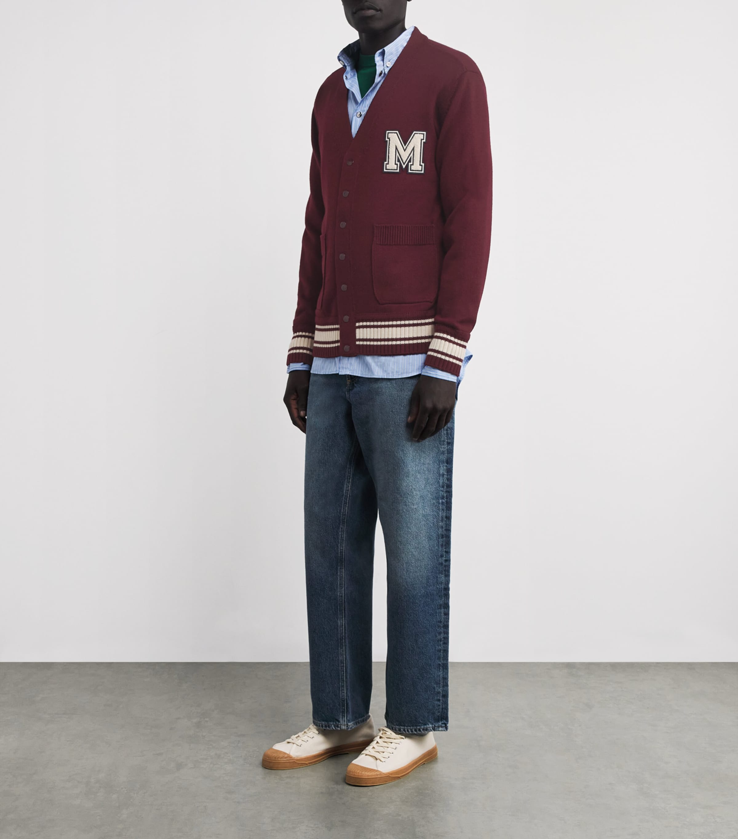Virgin Wool Monogram Cardigan 464 Image 2