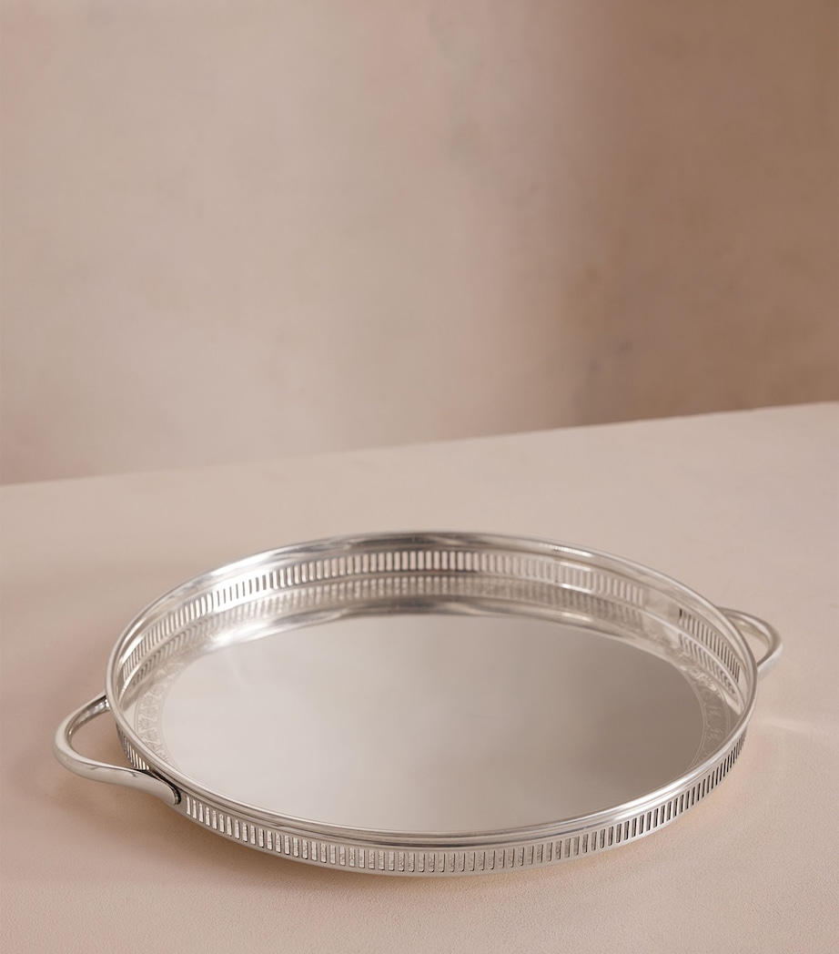 Silver- Plated Rochester Engraved Tray SILVER Image 5