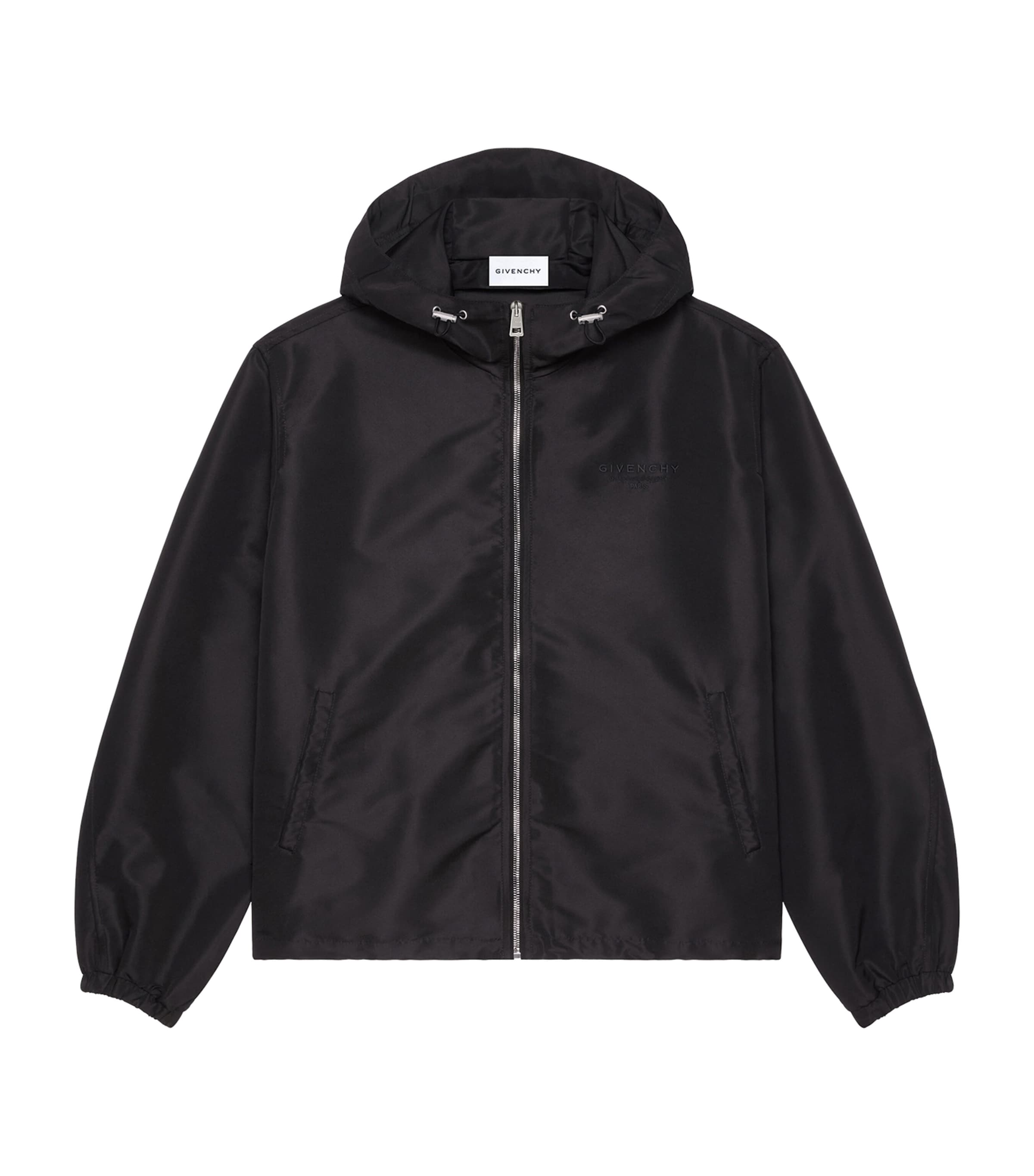 Faille Hooded Windbreaker BLACK Image 1