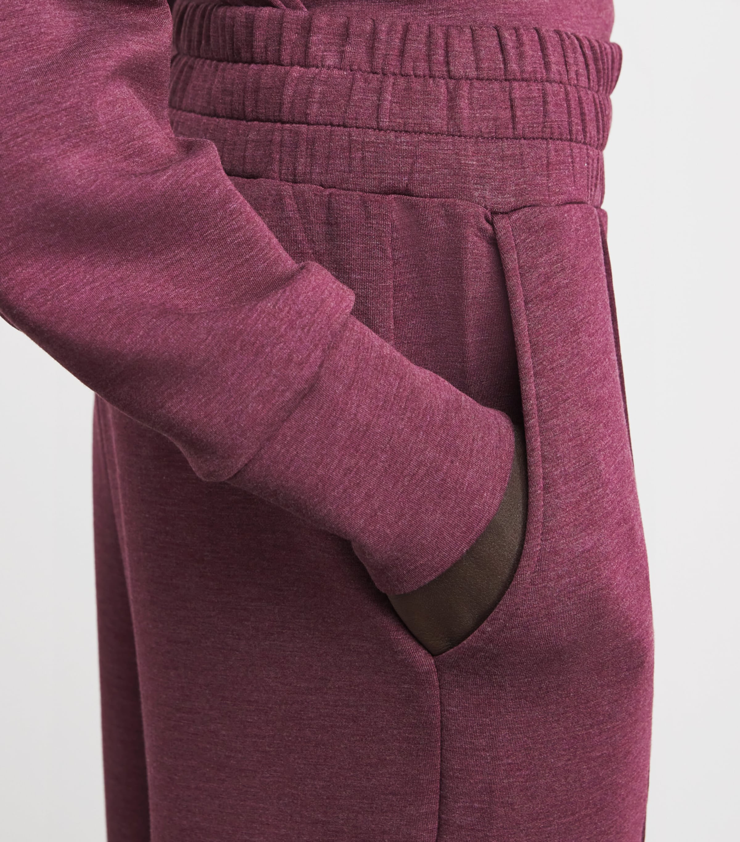 FreeSoft Wide-Leg Sweatpants BURGANDY Image 6