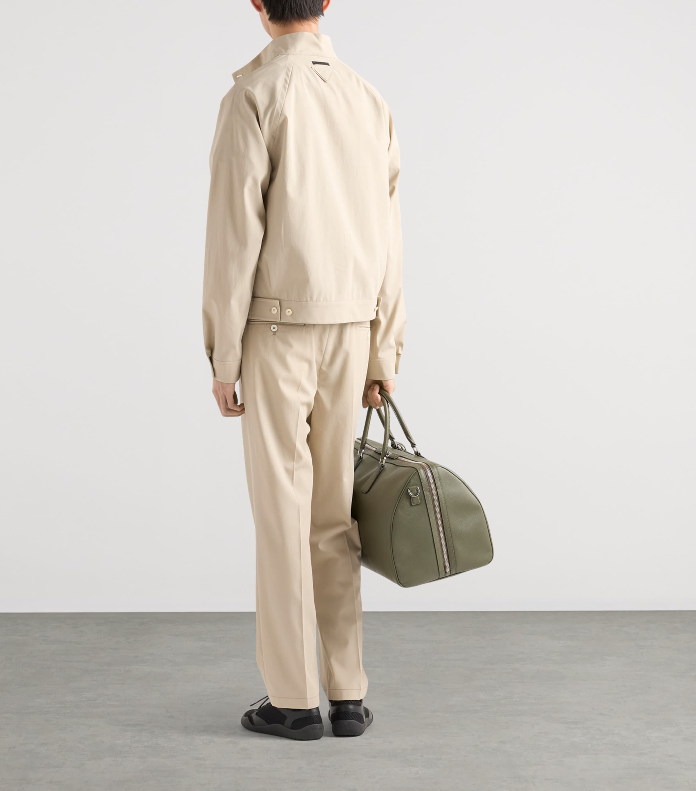 Cotton Stand-Collar Jacket F0036 Image 5