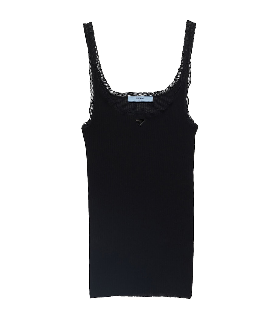 Cotton Ribbed Tank Top F0002 Image 1