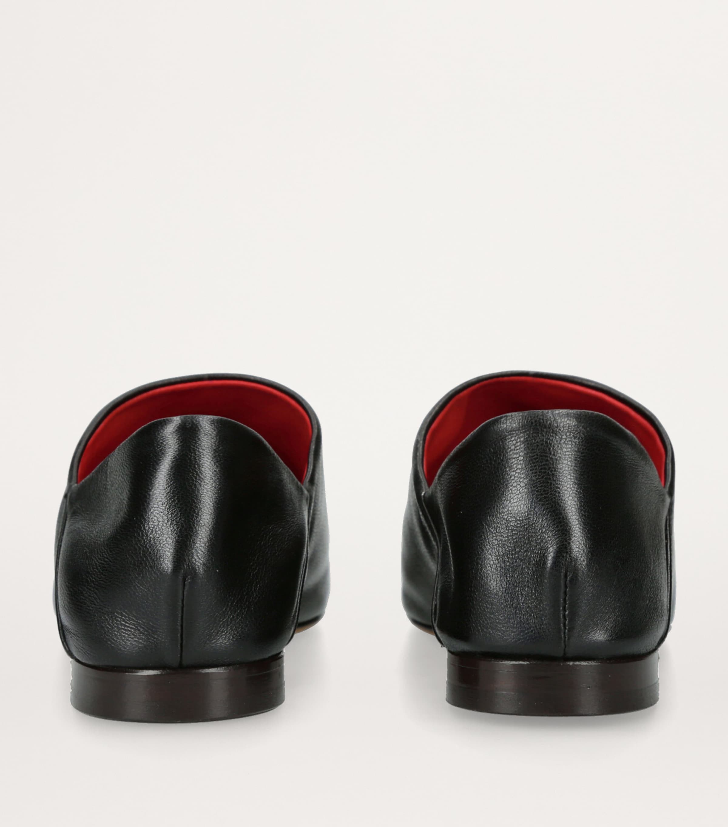 Mansur Gavriel Leather Glove Babouche Mules Black Image 2