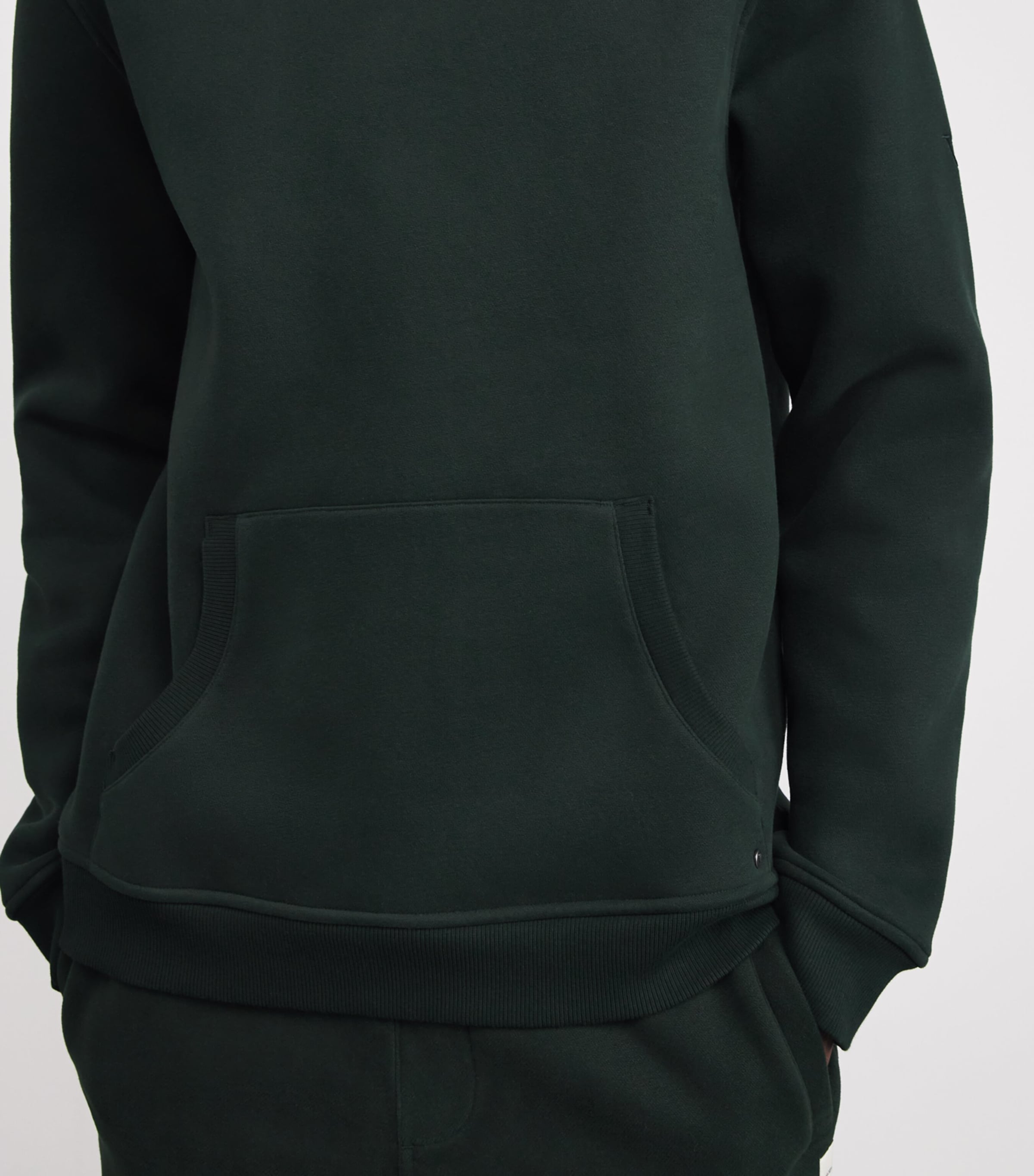 Organic Cotton-Blend Seaside Hoodie EVERGREEN-EVG Image 6