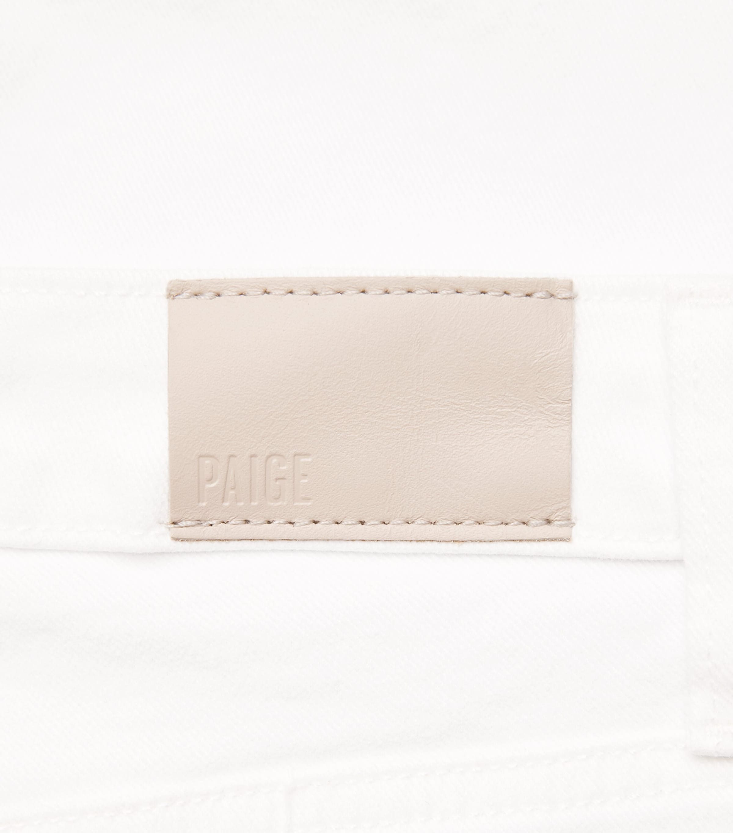 PAIGE Womens Mason Ankle Straight Jeans Crisp White Image 6