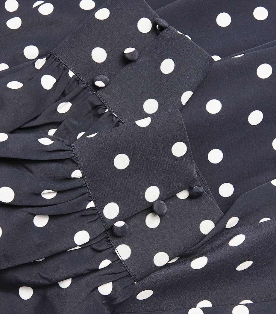 Silk Marigold Midi Dress BHEMIA SPT DEEP NAVY Image 5