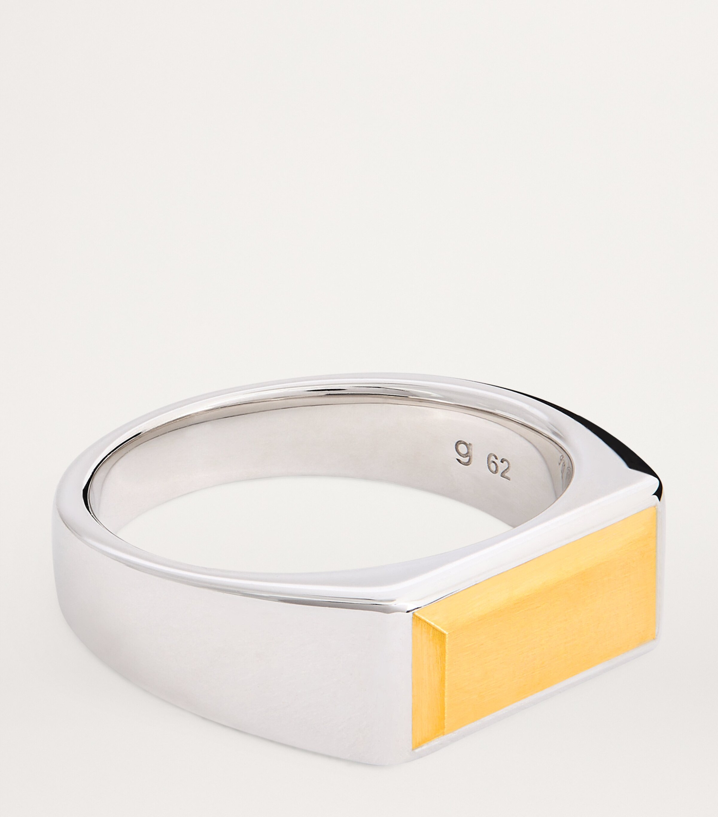 Sterling Silver and Yellow Gold Peaky Ring NA Image 4