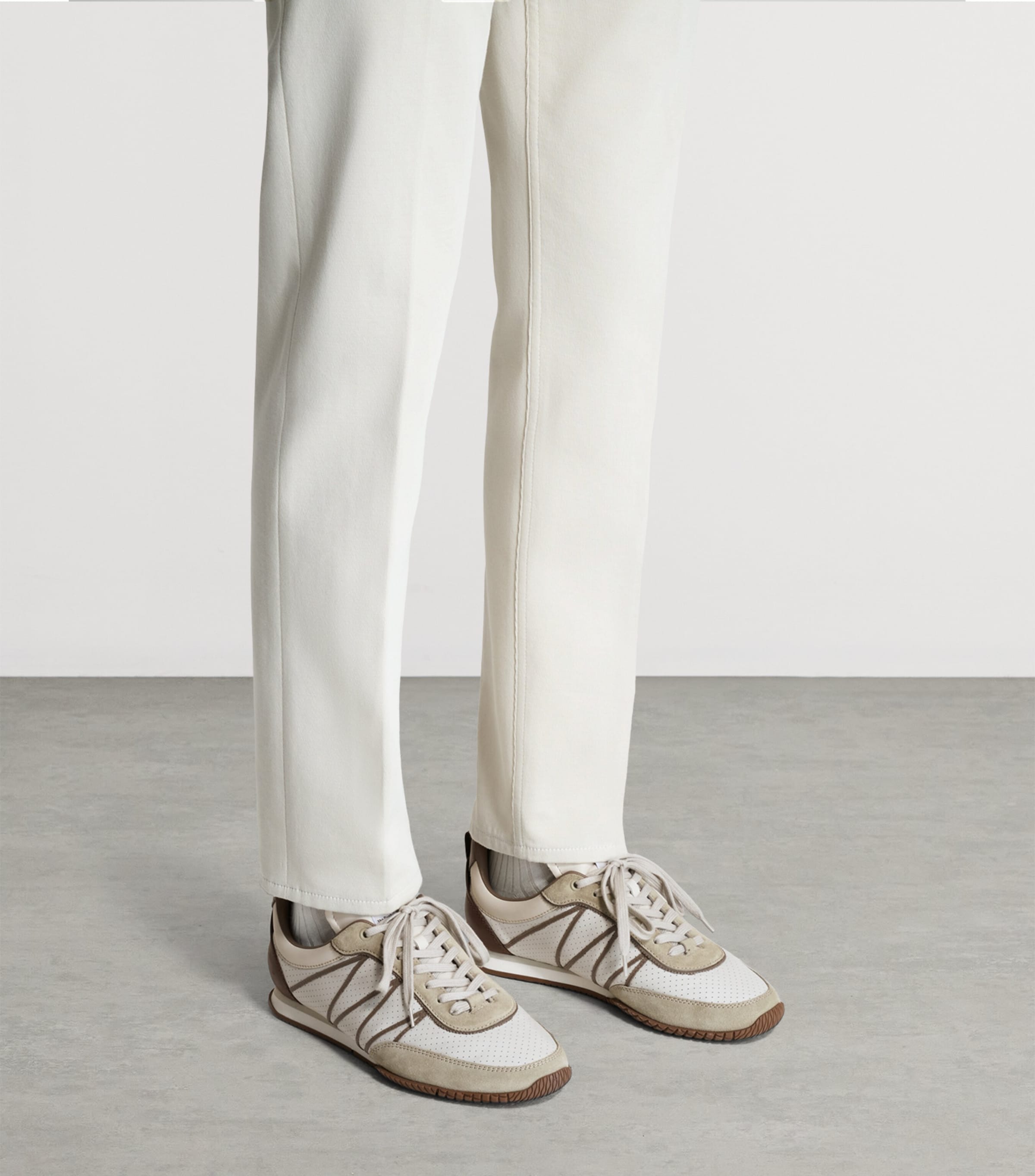 Dunhill Leather The Dunhillian Runner Sneakers Image 2