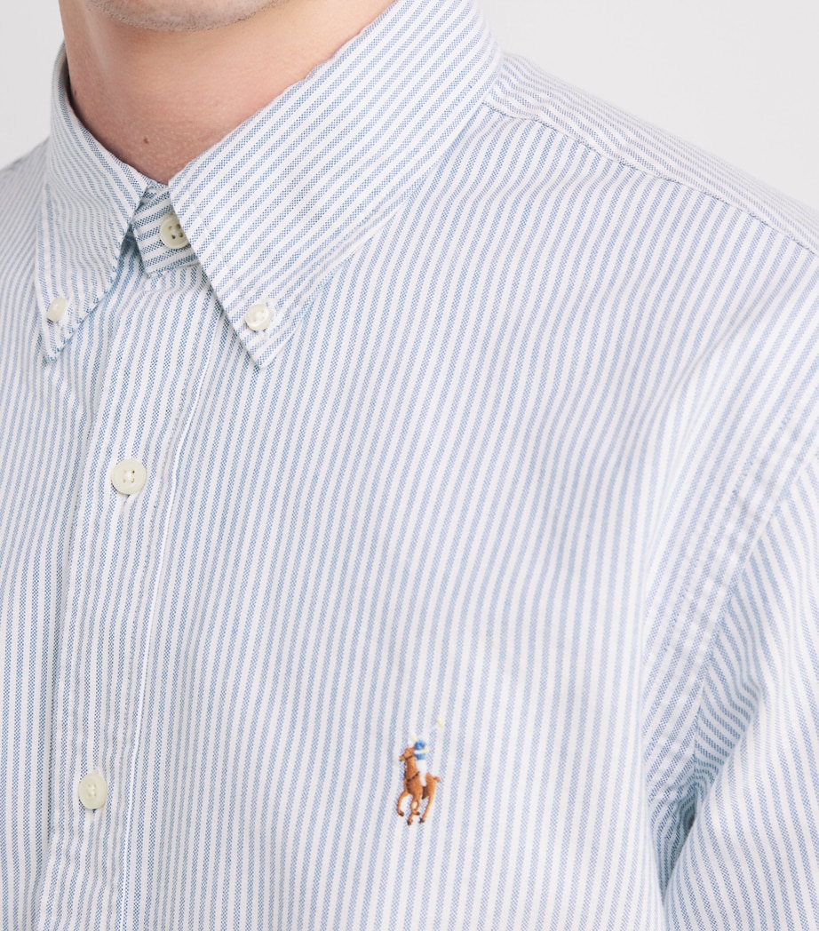 Striped Oxford Shirt BLUE/WHITE STRIPE Image 6