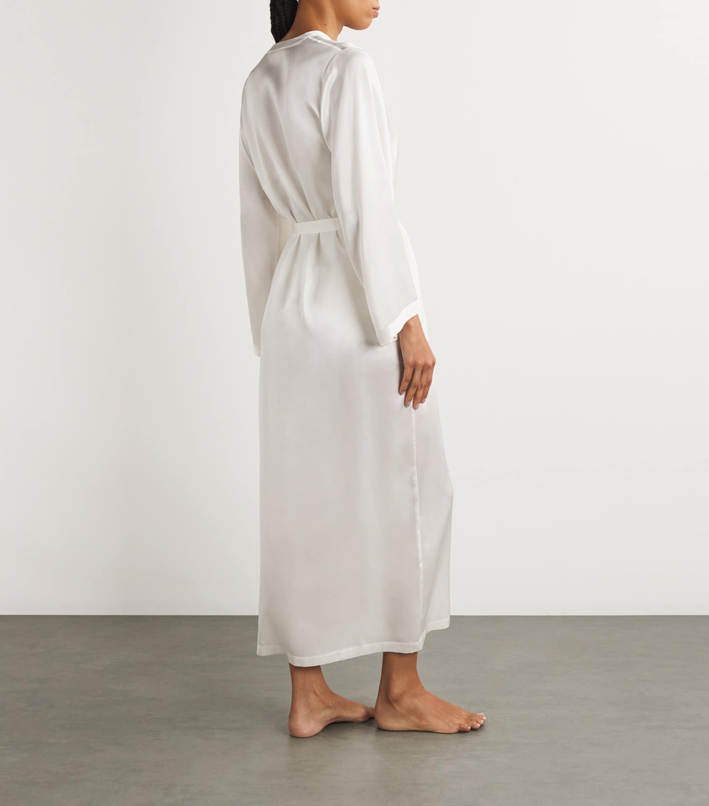 Silk Longline Tracy Robe NATUREL Image 3