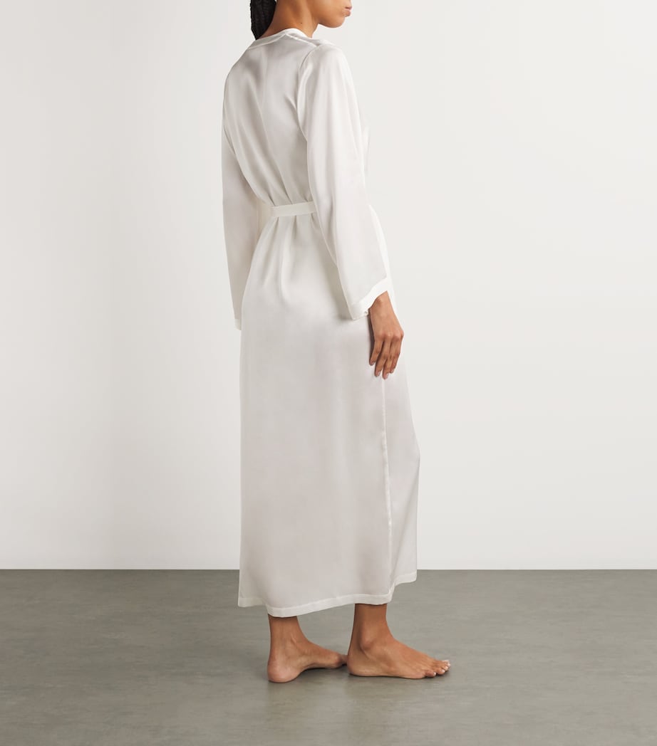 Silk Longline Tracy Robe NATUREL Image 3