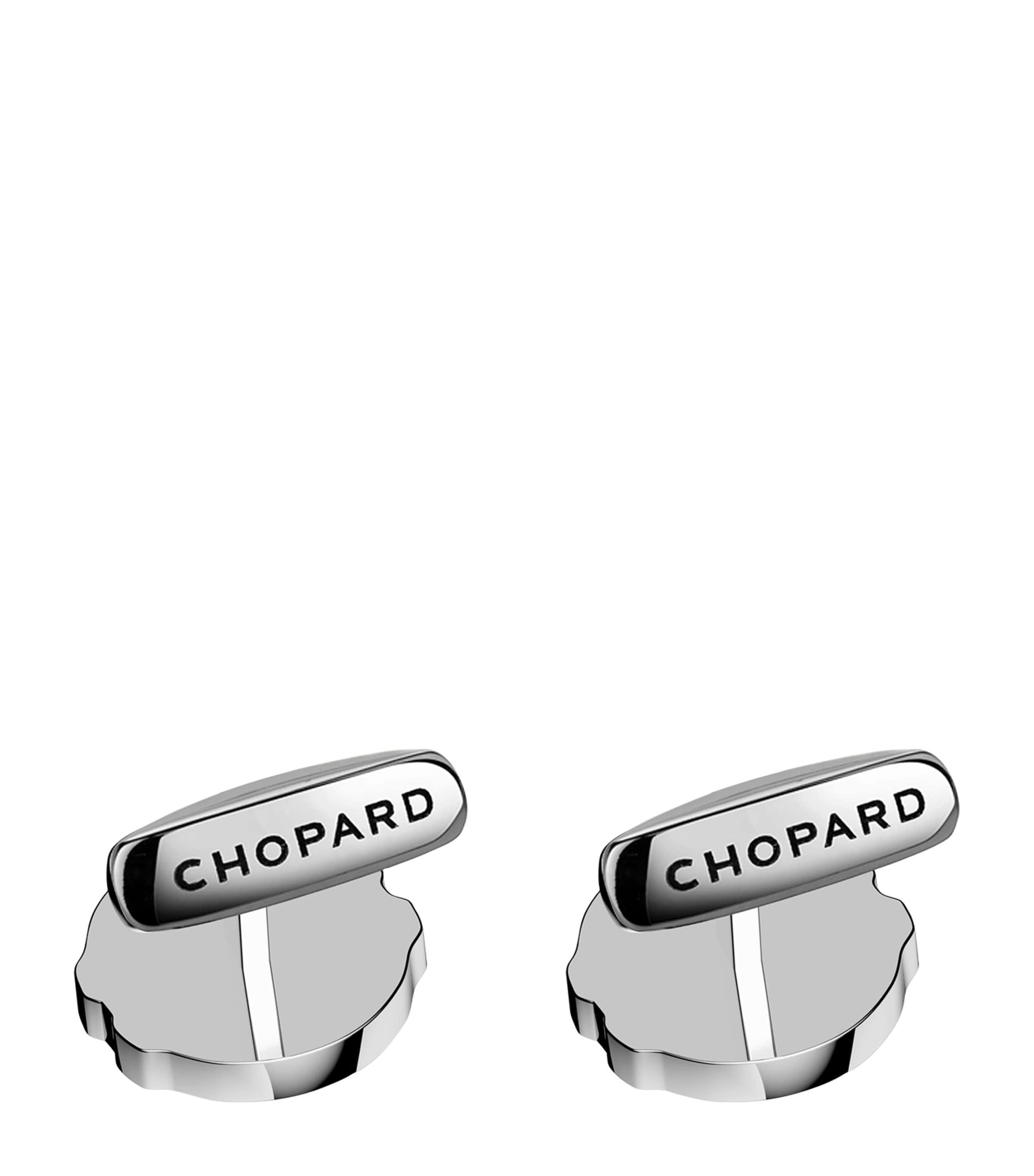 Stainless Steel Alpine Eagle Cufflinks S/S GREEN Image 2