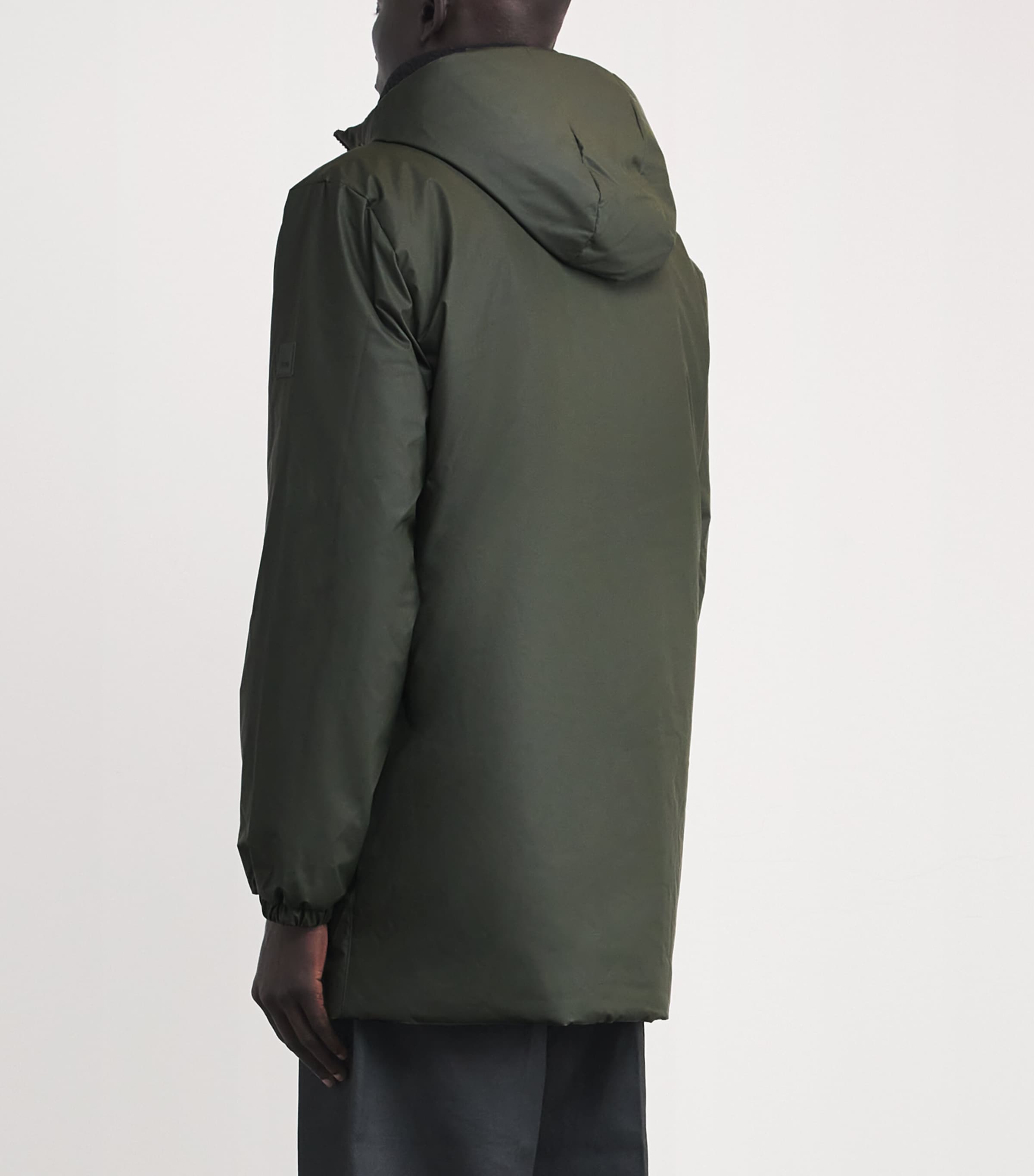 Waterproof Long Lohja Jacket 03 GREEN Image 4