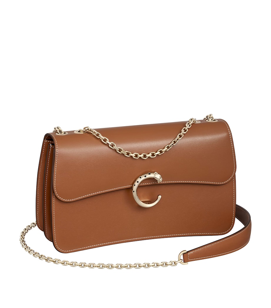 Small Calfskin Panthère de Cartier Chain Bag CARAMEL Image 1