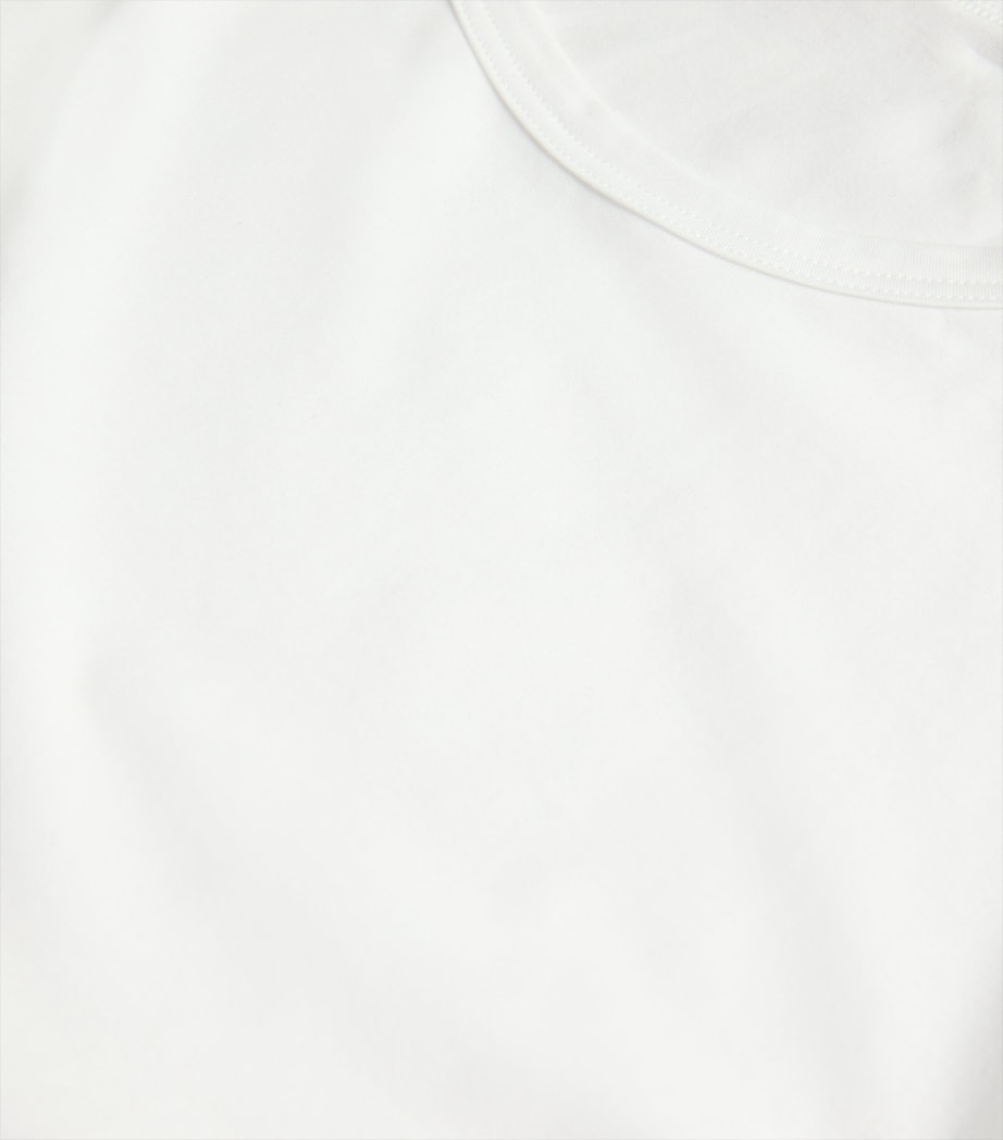 Cotton T-Shirts (Pack of 2) 0101/WHITE Image 4