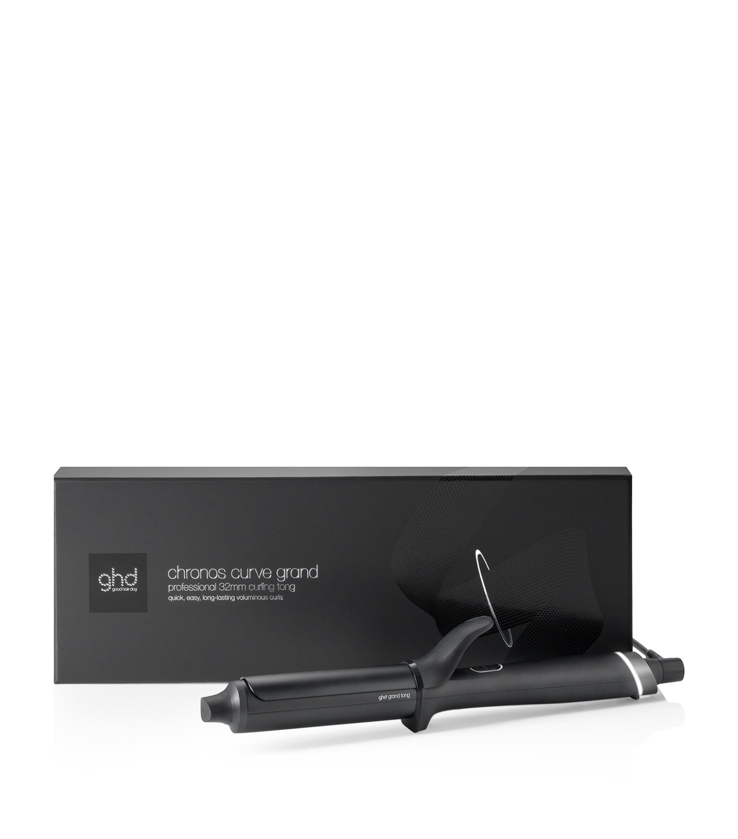 Chronos Curve Grand Tong Hair Curler (32mm) BLACK Image 1