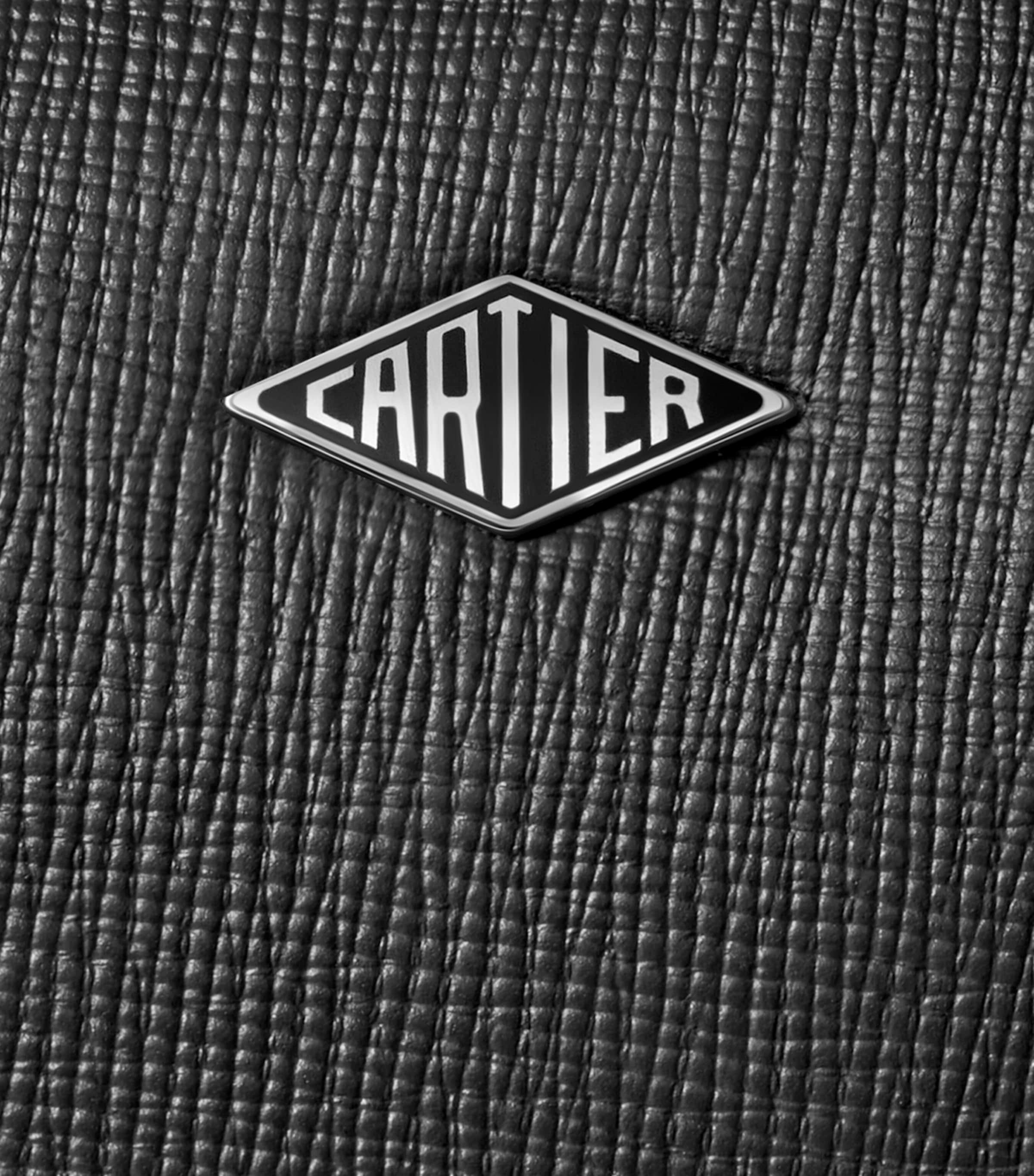 Cartier Leather Losange Cross-Body Bag Black Image 10