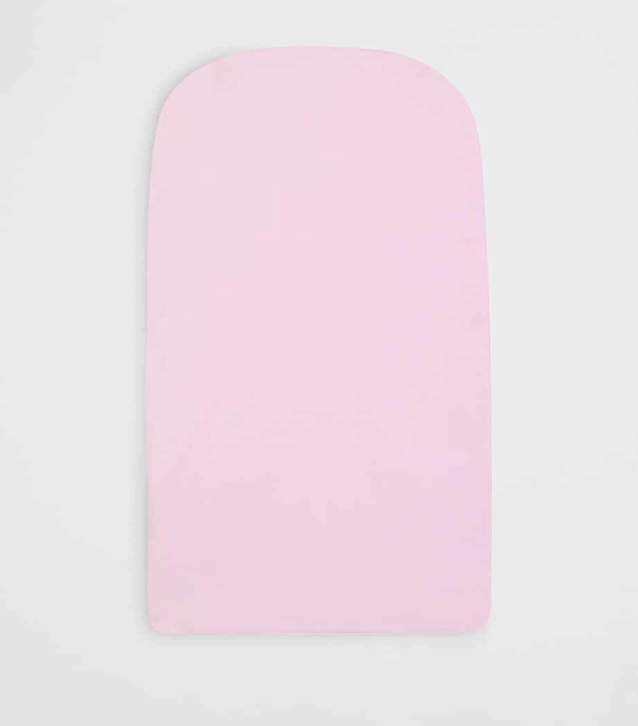 Dolce&Gabbana Kids Cotton-Linen Logo Sleeping Nest Pink Image 3