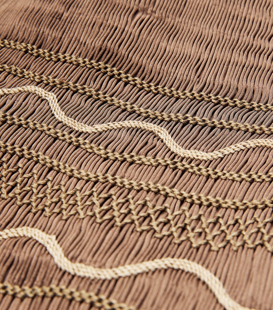 Silk Gioia Midi Dress REGIO BROWN Image 5